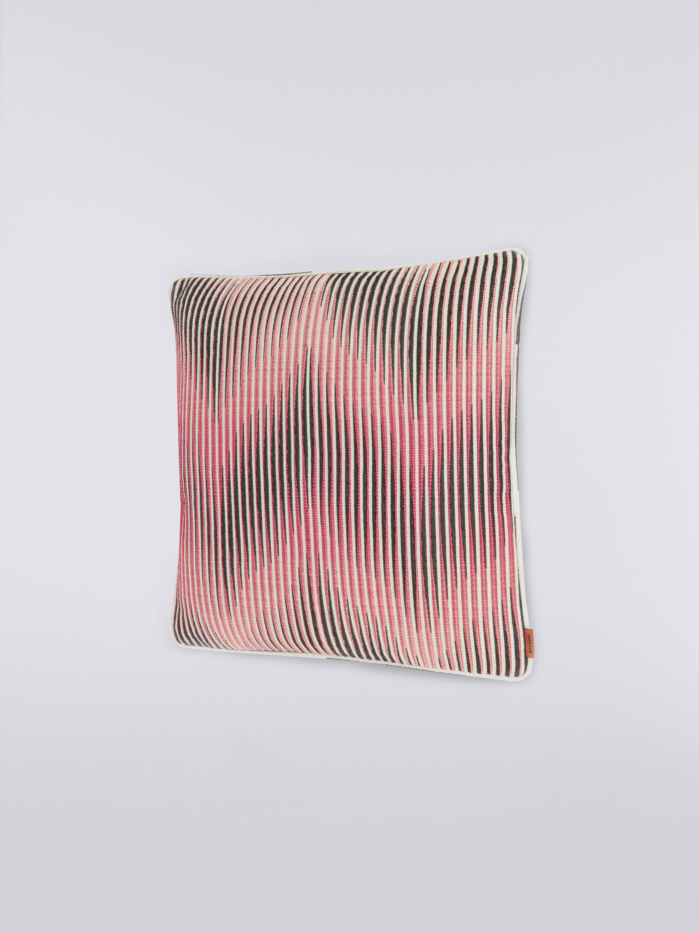 Cuscino Ande 40x40 cm con chevron sfumato, Multicolore  - 1