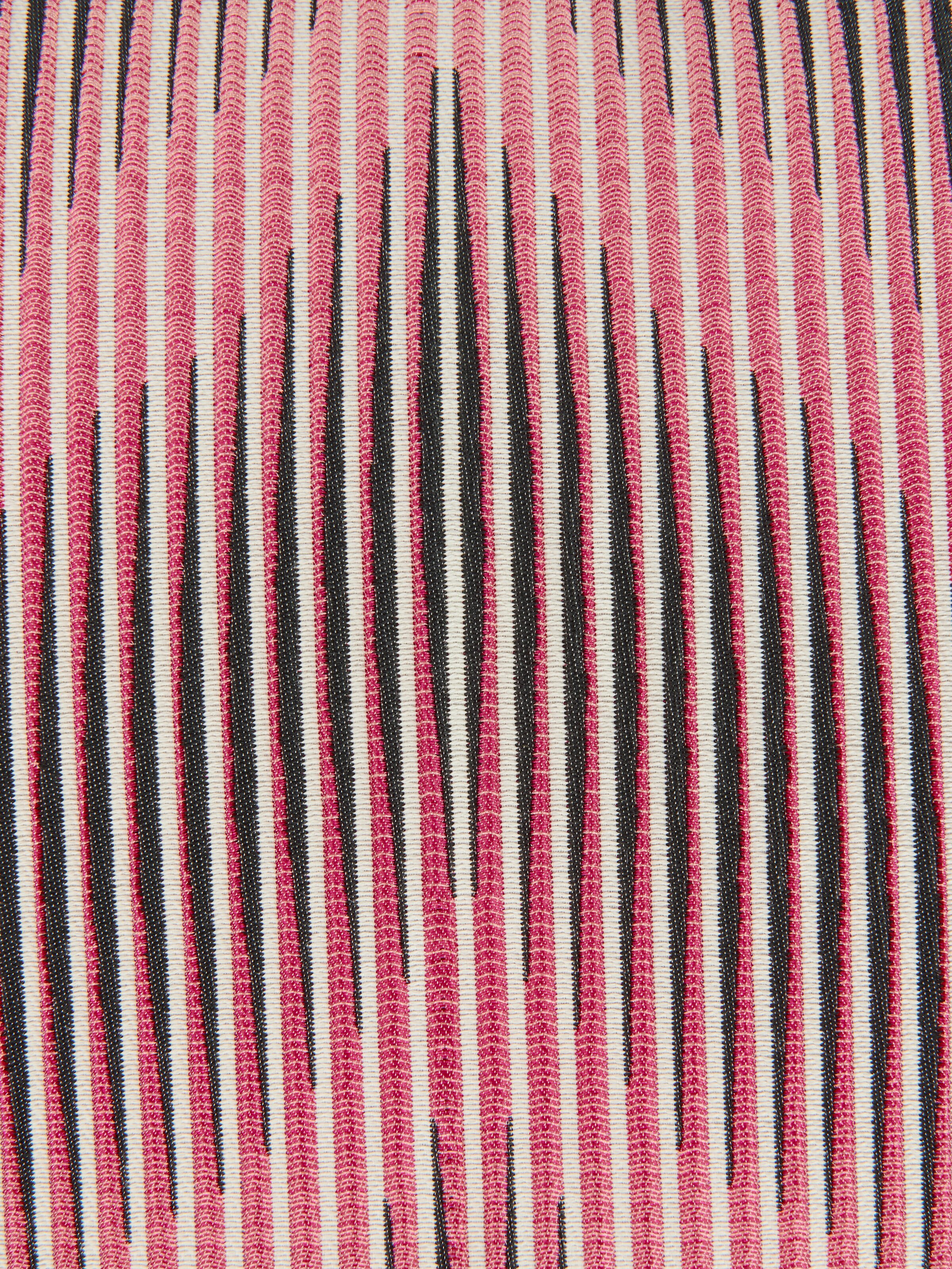Coussin Ande 40x40 cm avec chevron dégradé, Multicolore  - 3