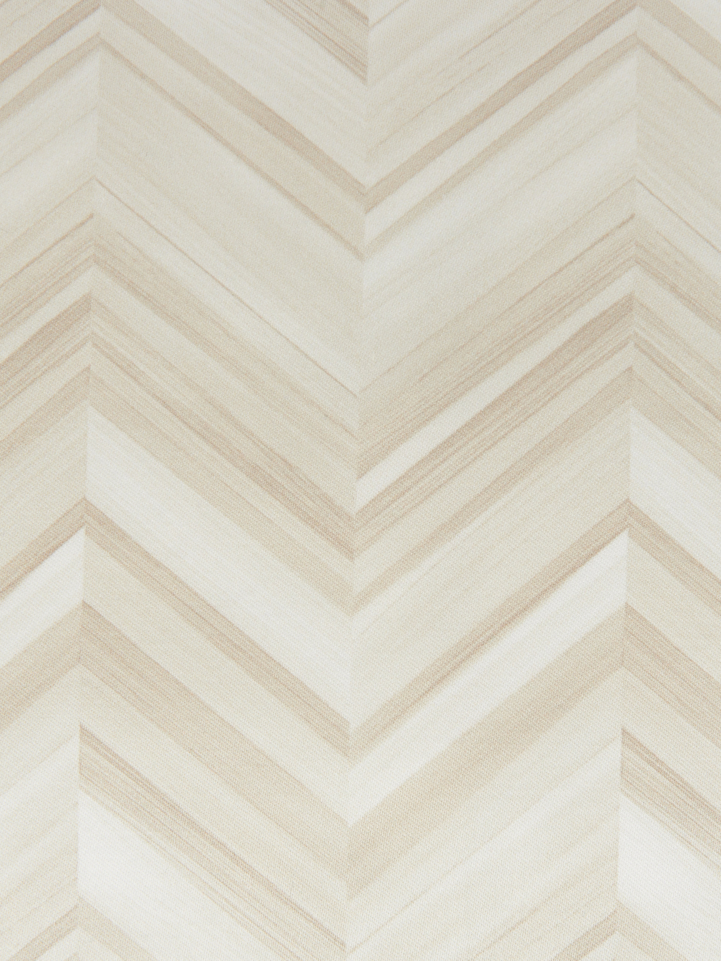 Cuscino Layers 40x40 cm in rasatello di cotone chevron, Bianco  - 3