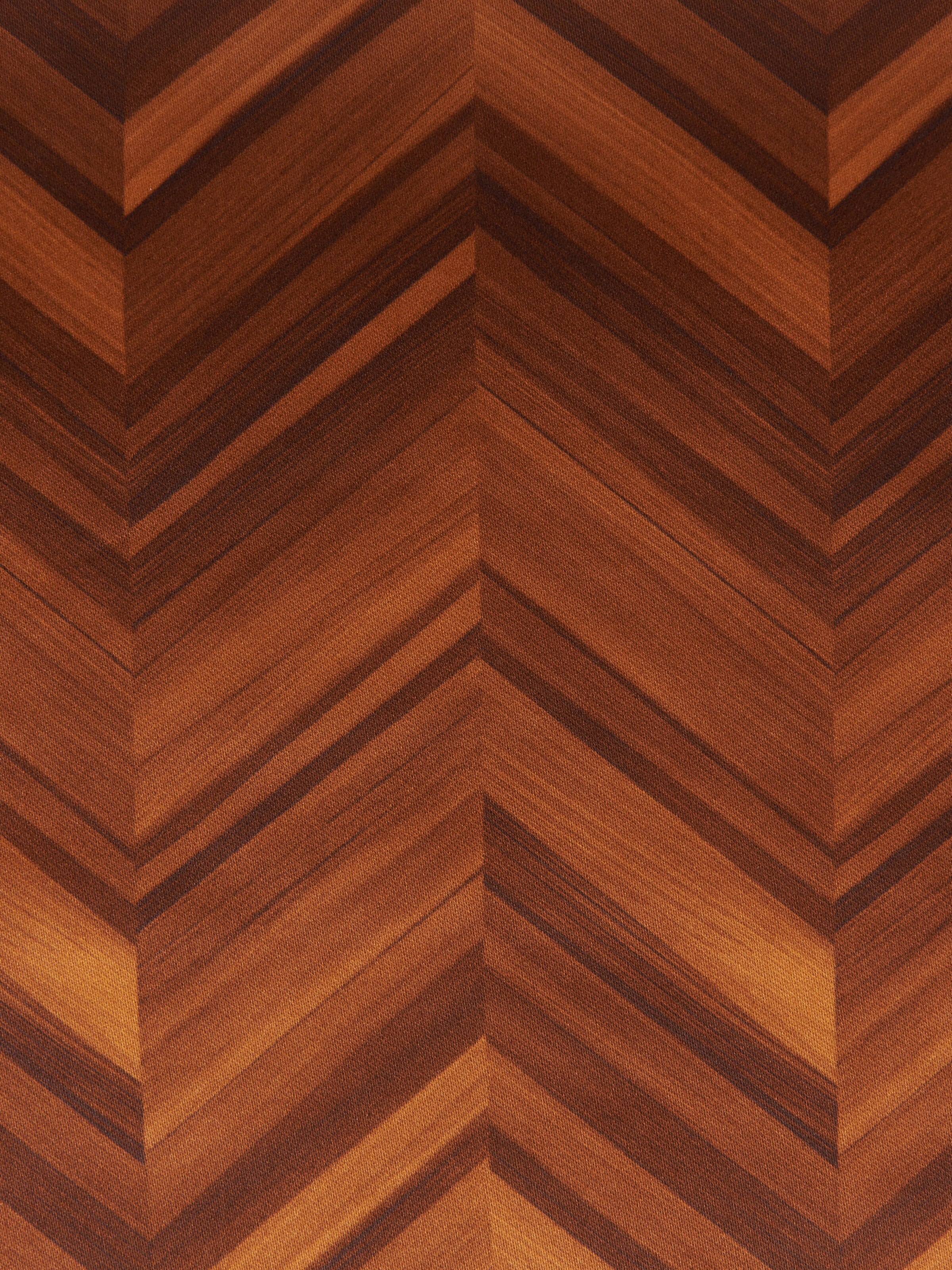 Layers 40x40 cm cotton sateen chevron cushion, Brown - 3