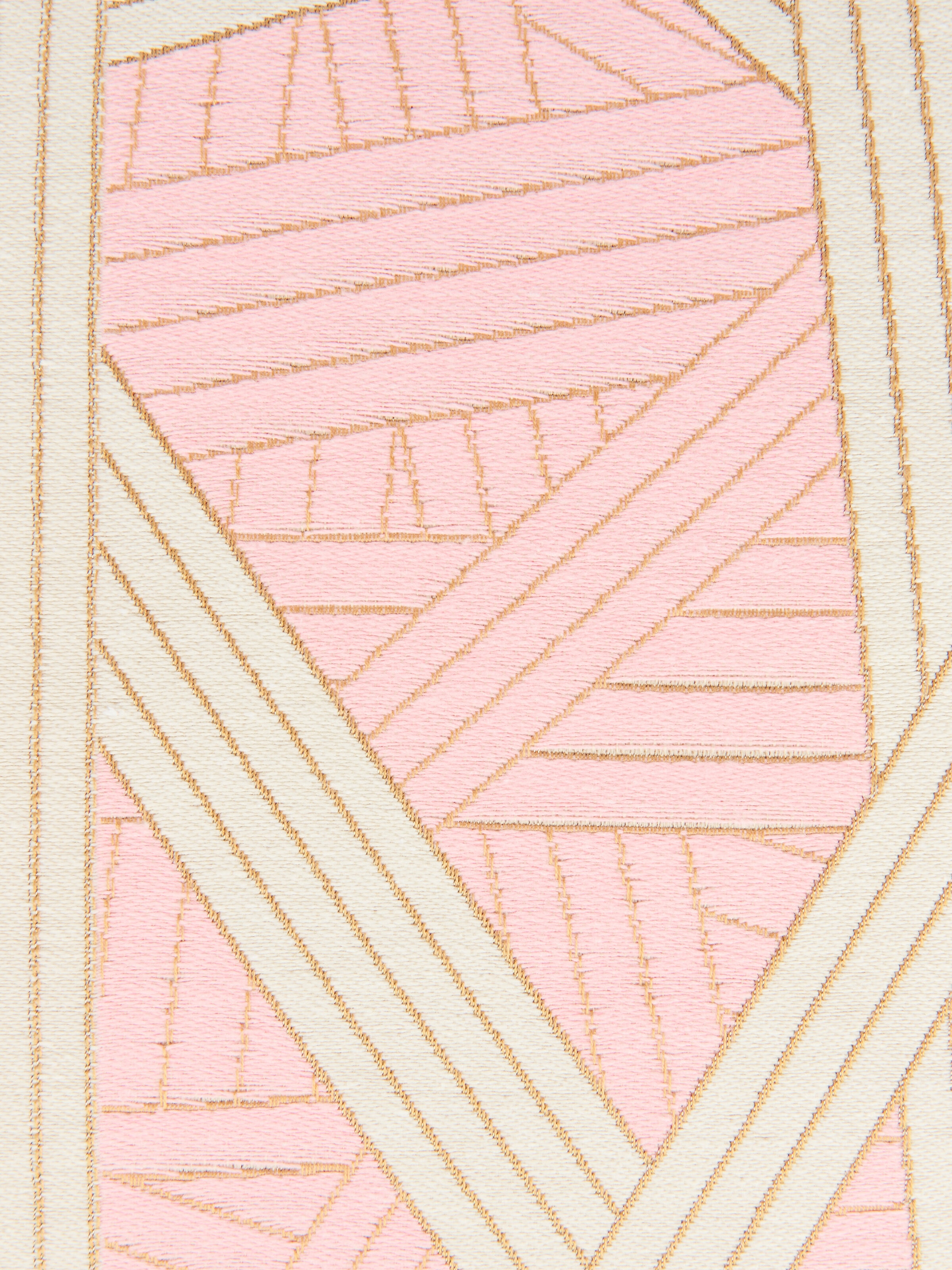 Nastri cushion 40x40 cm with stitching, Pink - 3