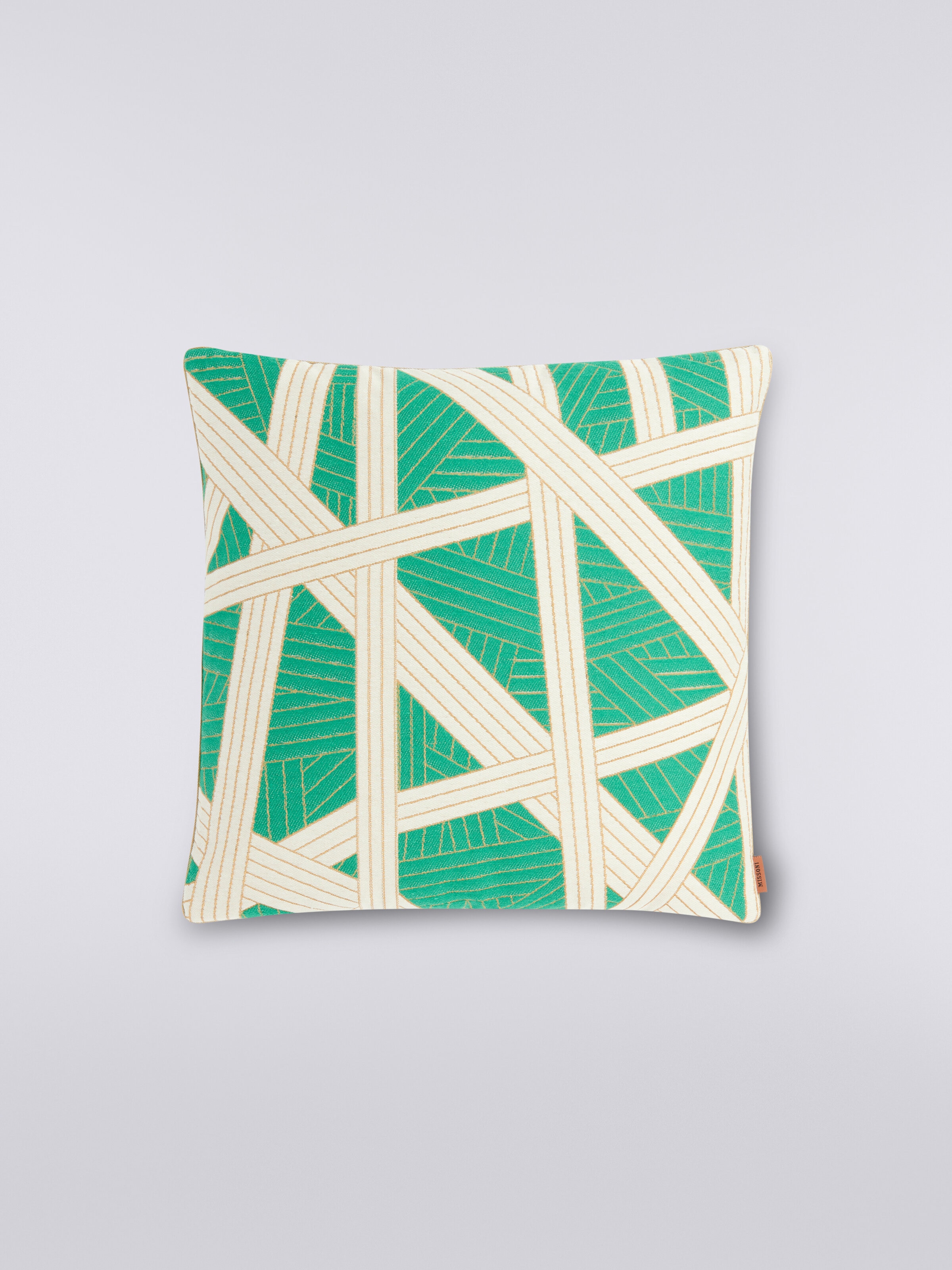 Nastri cushion 40x40 cm with stitching, Multicoloured  - 0