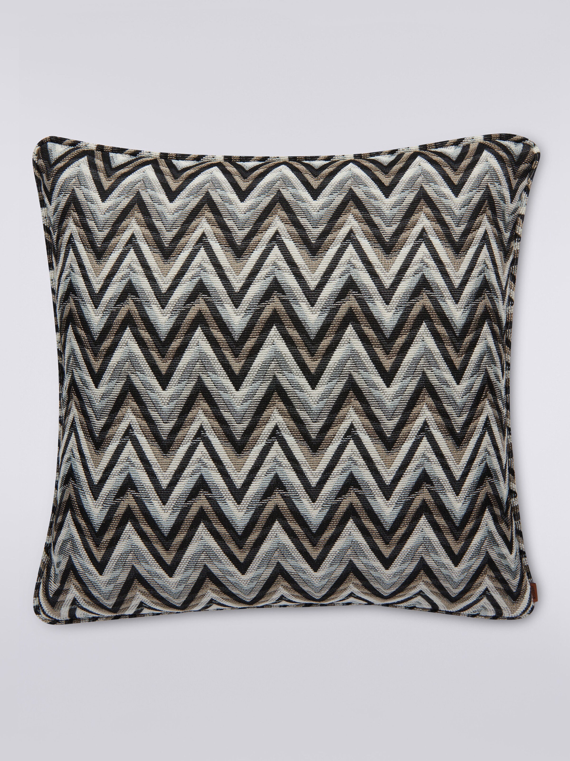 Bleatched Cushion 60X60, Black    - 0