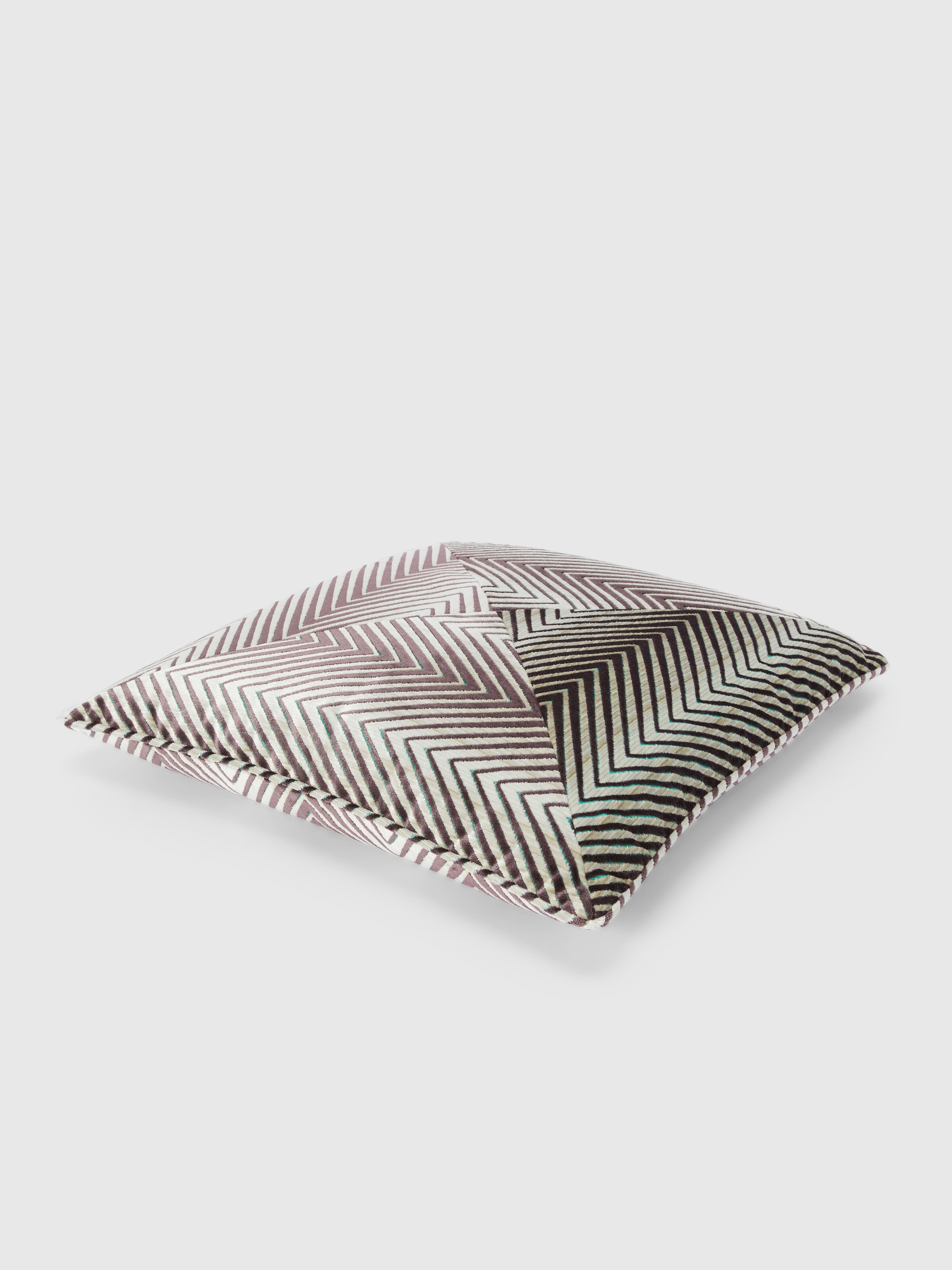 Coussin Ziggy 60x60 cm, Violet  Multicolore  - 1