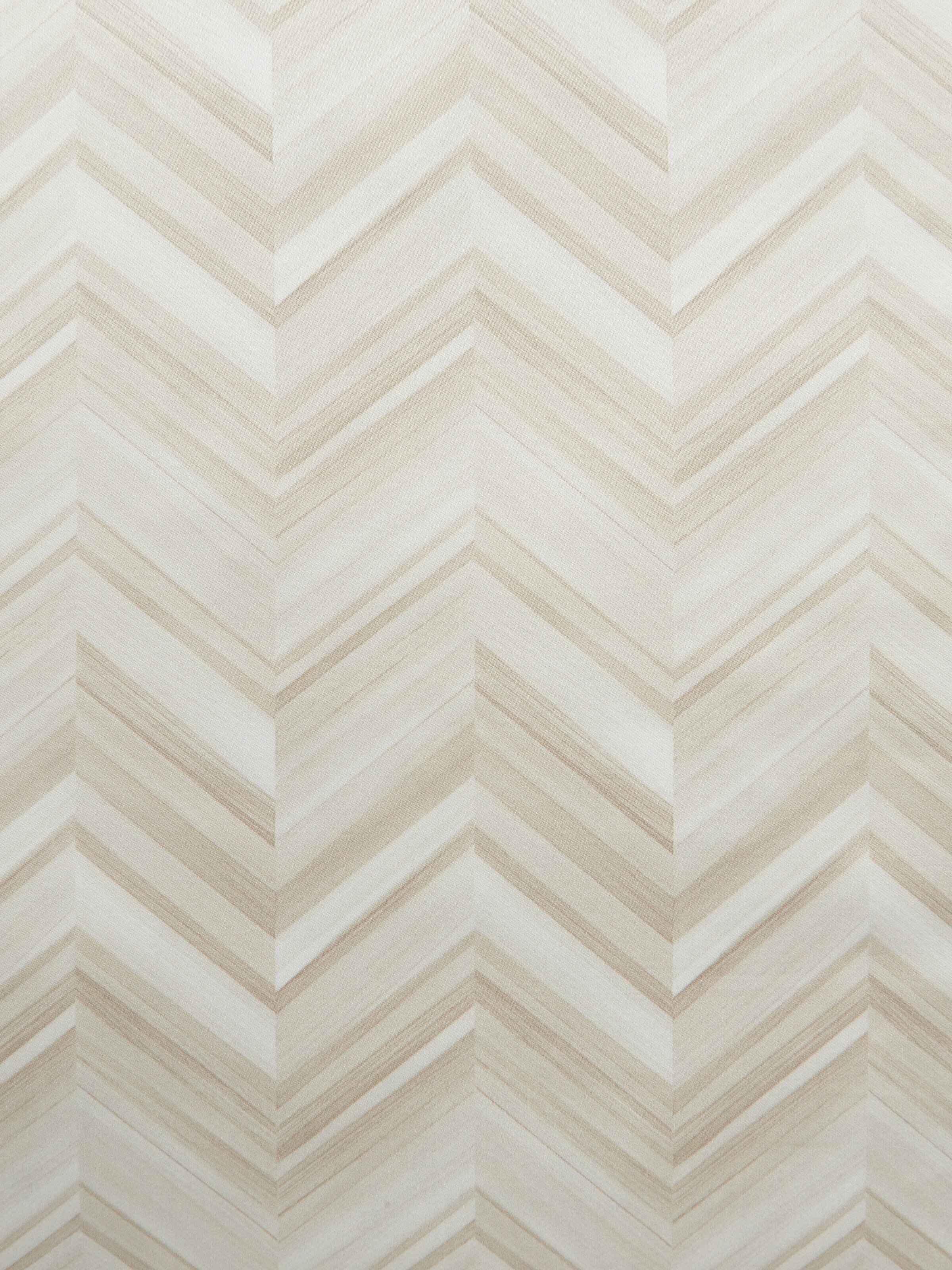Cojín Layers 60×60 cm en rasete de algodón de espigas, Blanco  - 3