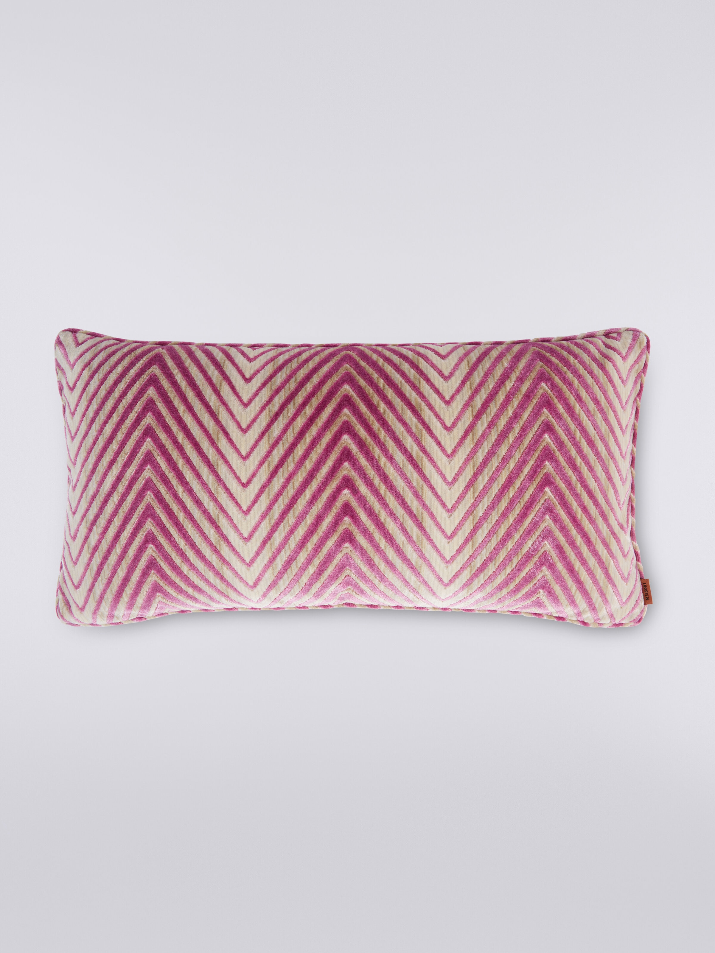 Ziggy 30x60 cm viscose blend zigzag cushion, Multicoloured  - 0