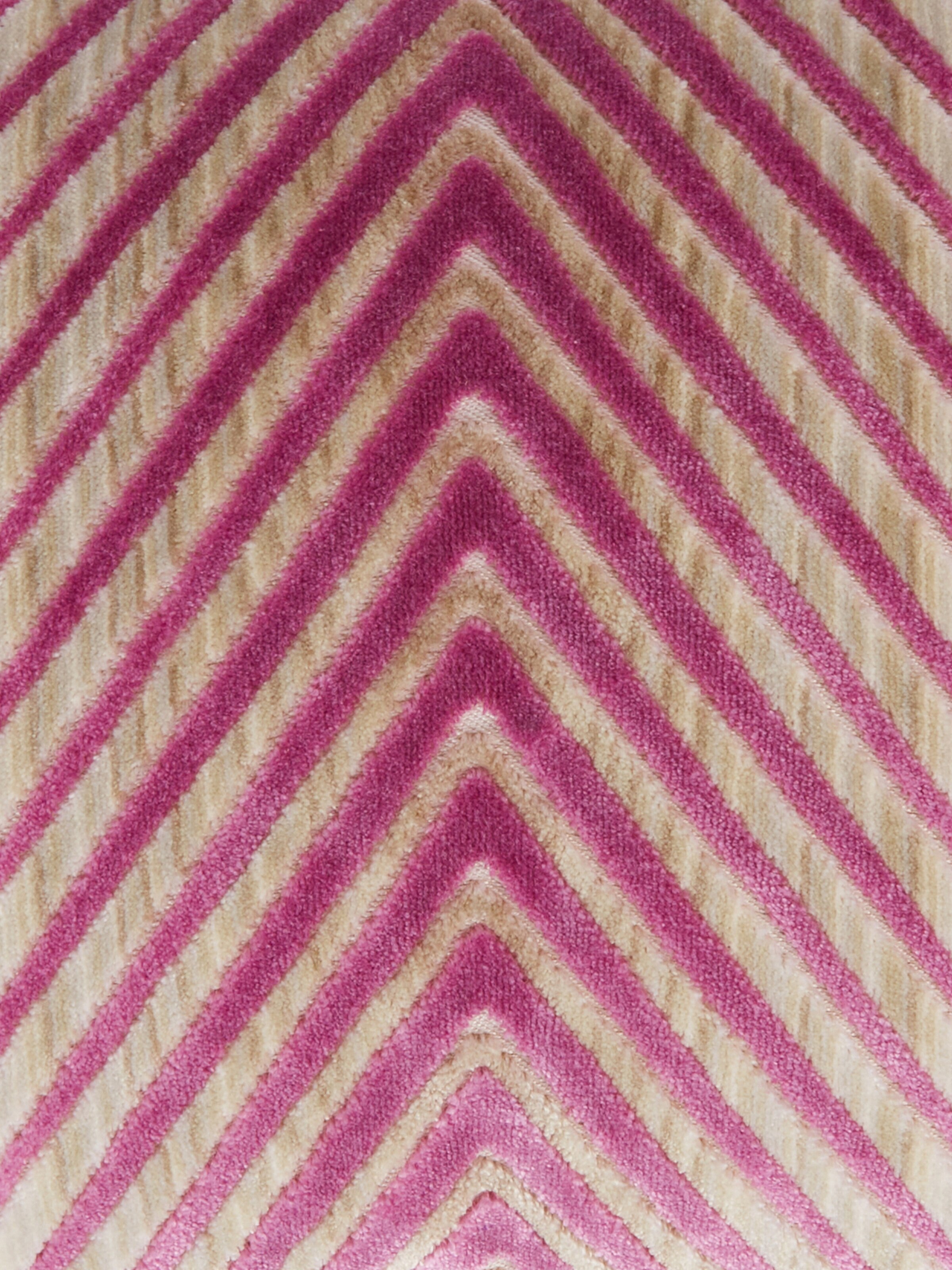 Ziggy 30x60 cm viscose blend zigzag cushion, Multicoloured  - 3