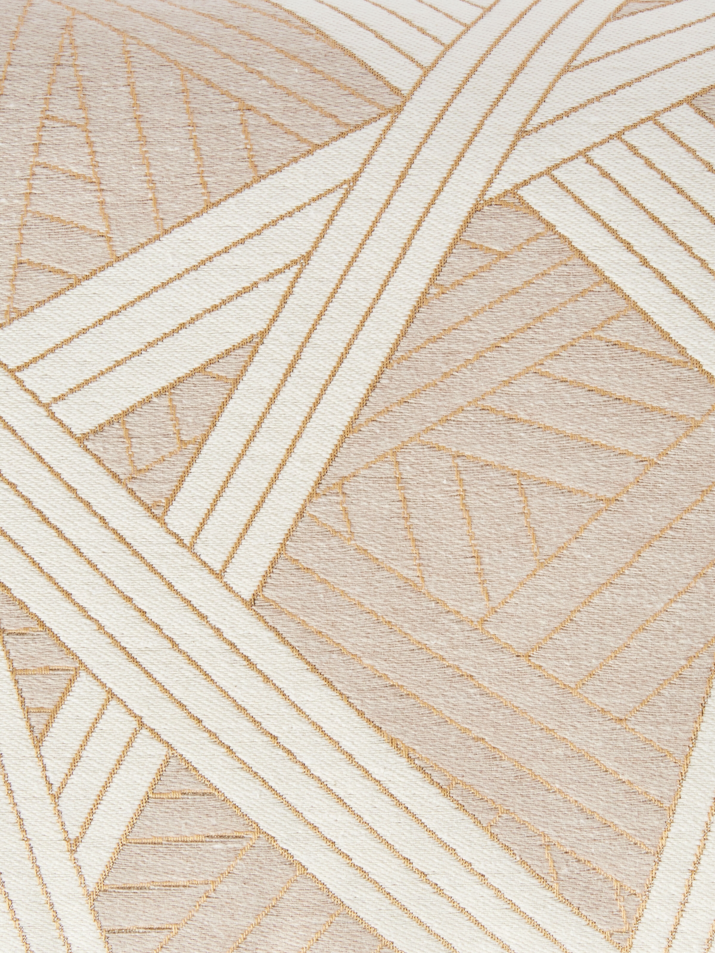 Cuscino Nastri 30x60 cm con impunture, Beige - 3