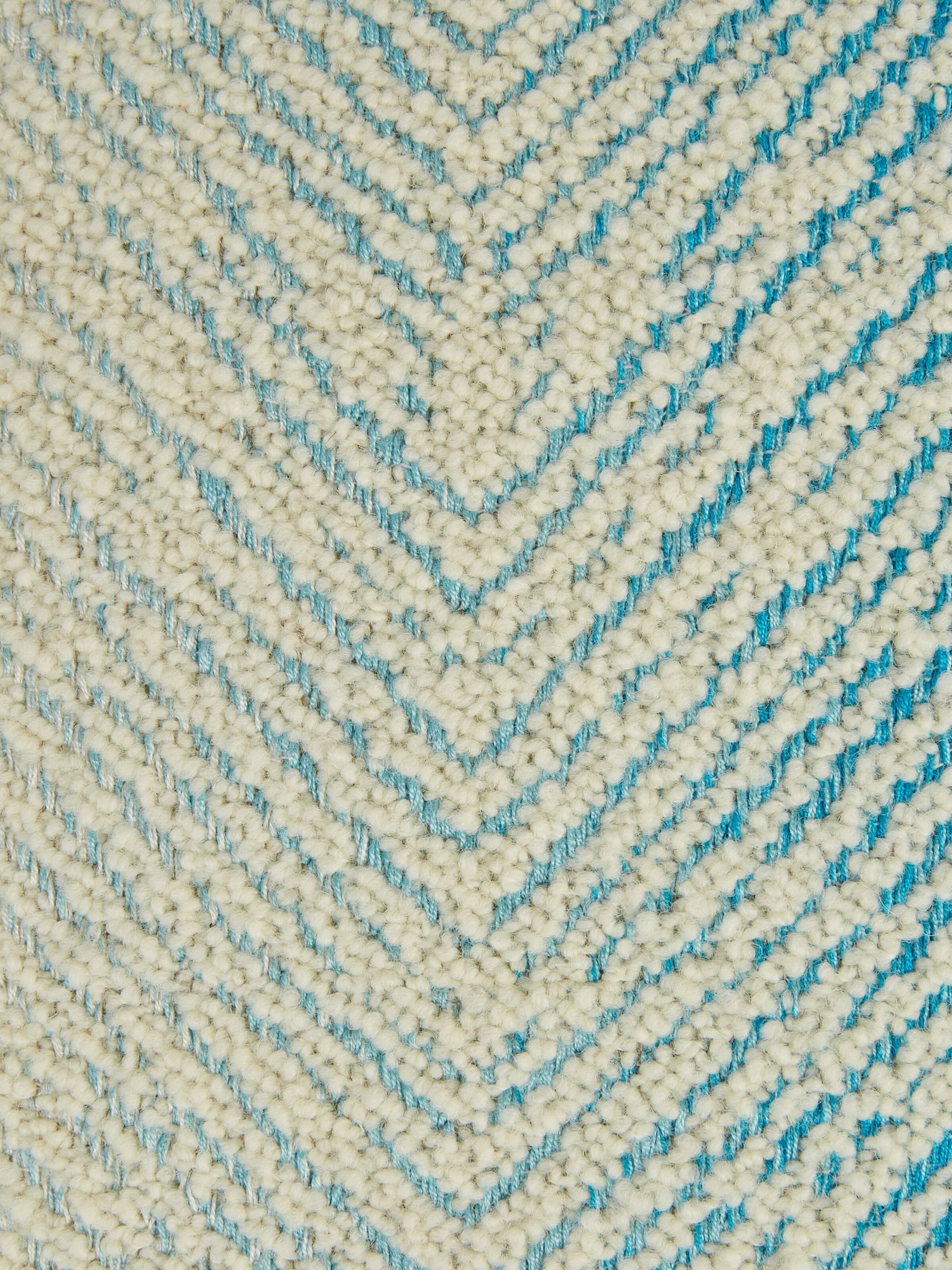 Cojín Brouges 40×40 cm en mezcla de lana y viscosa, Multicolor  - 3
