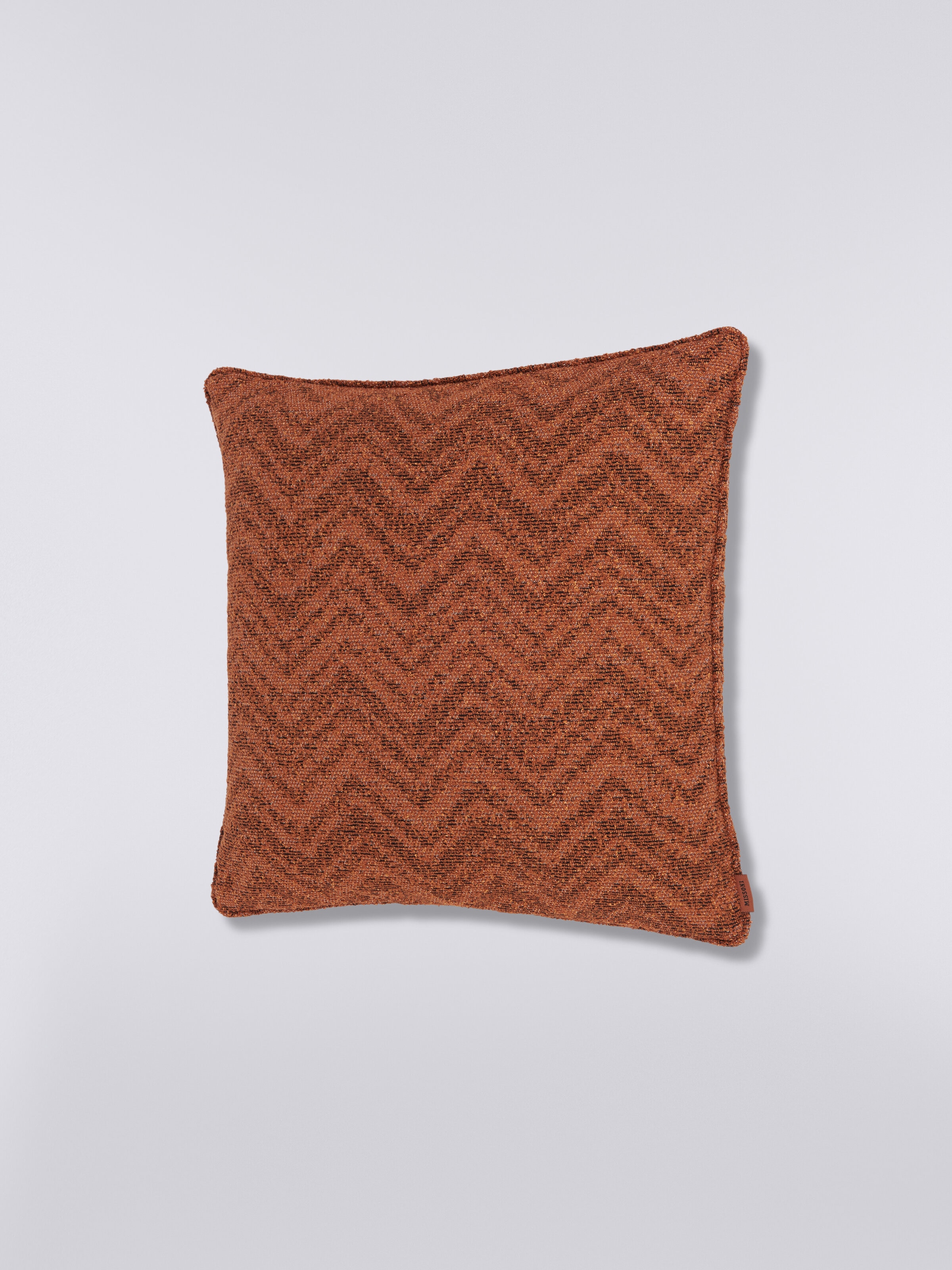 Columbia 40x40 cm chevron bouclé cushion, Multicoloured  - 1