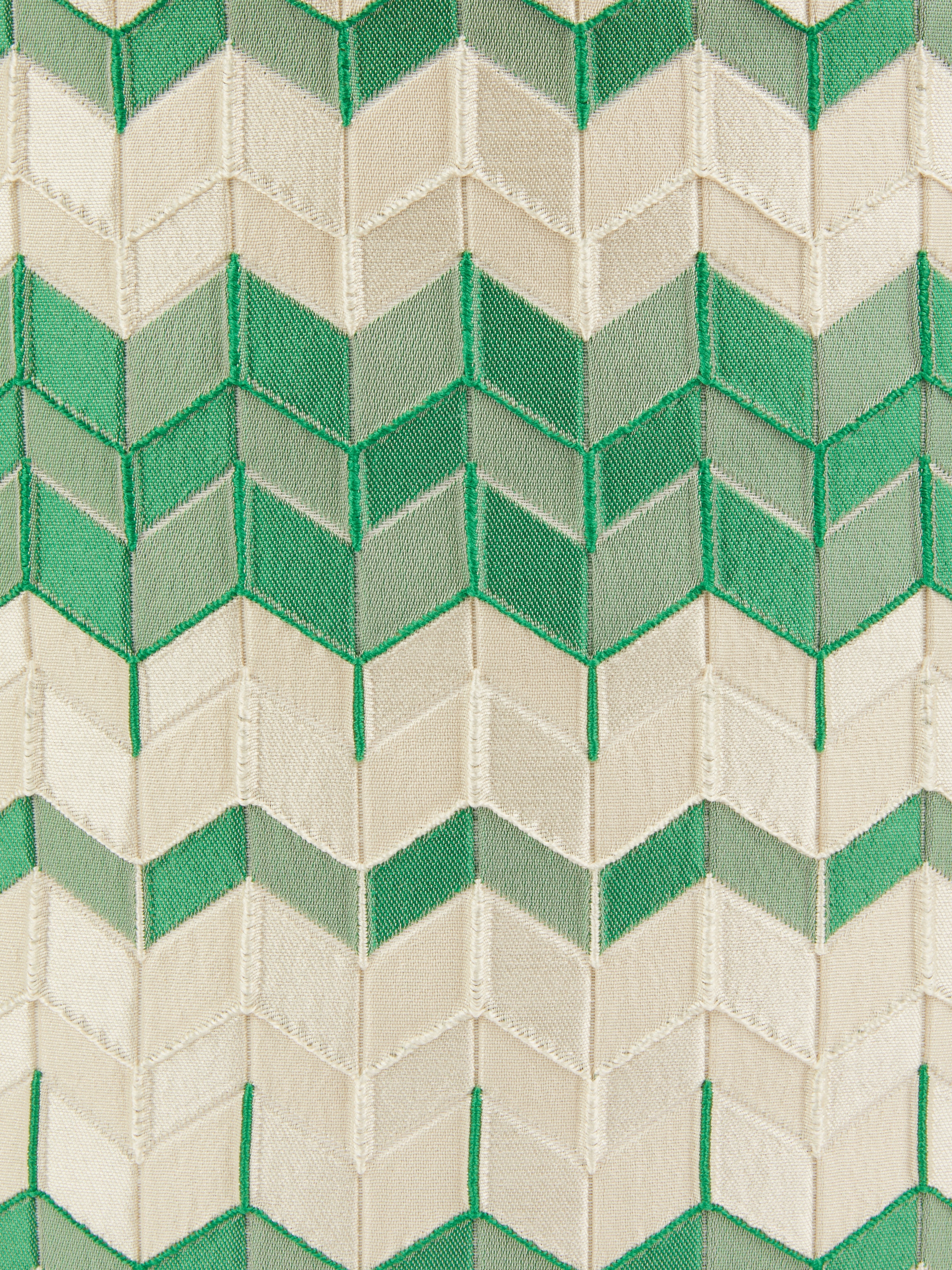 Puf cilíndrico Tread 40×30 cm de espigas de efecto tridimensional, Multicolor  - 3