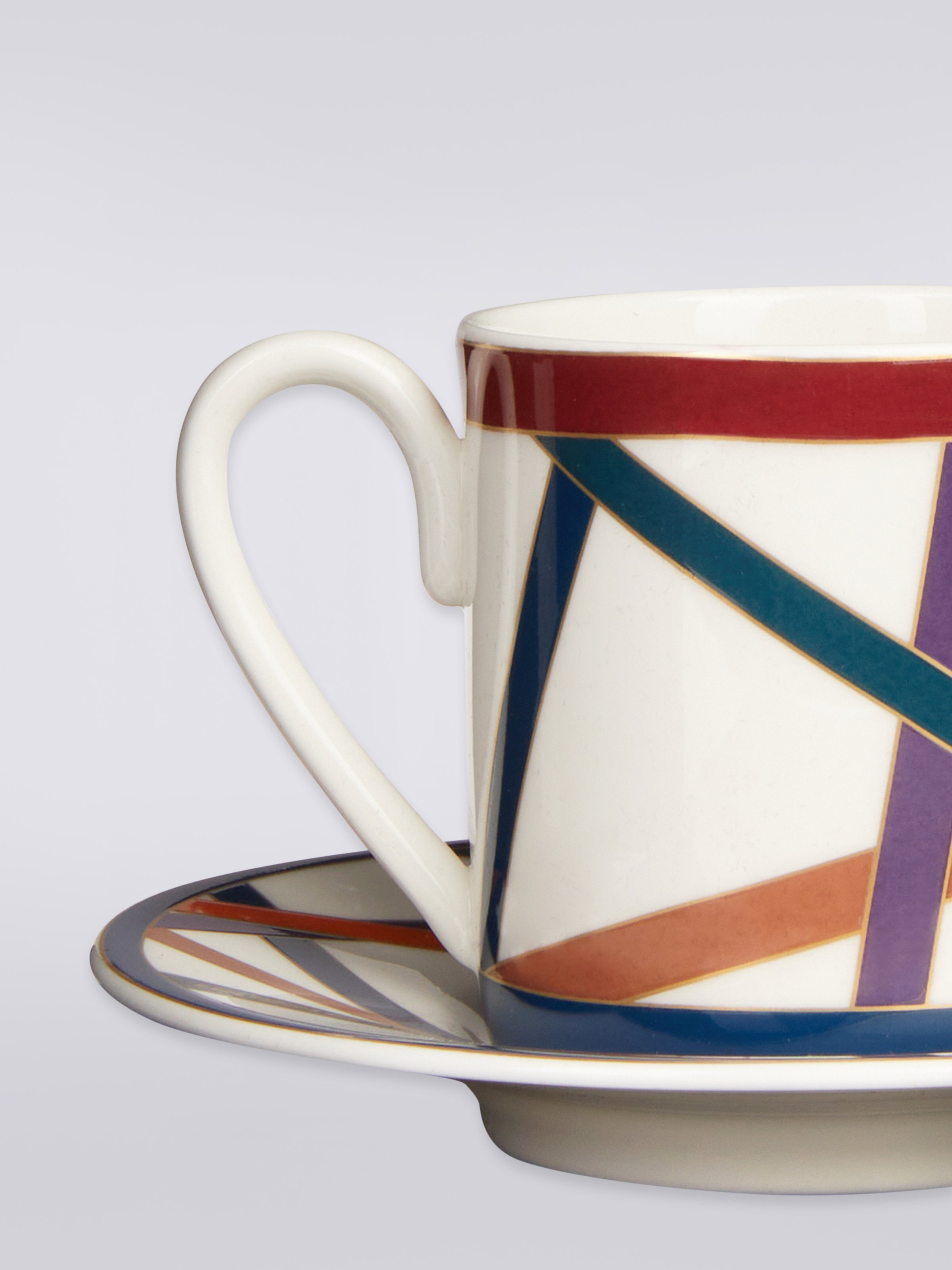 Nastri 6 tazas de café y plato, Multicolor  - 3