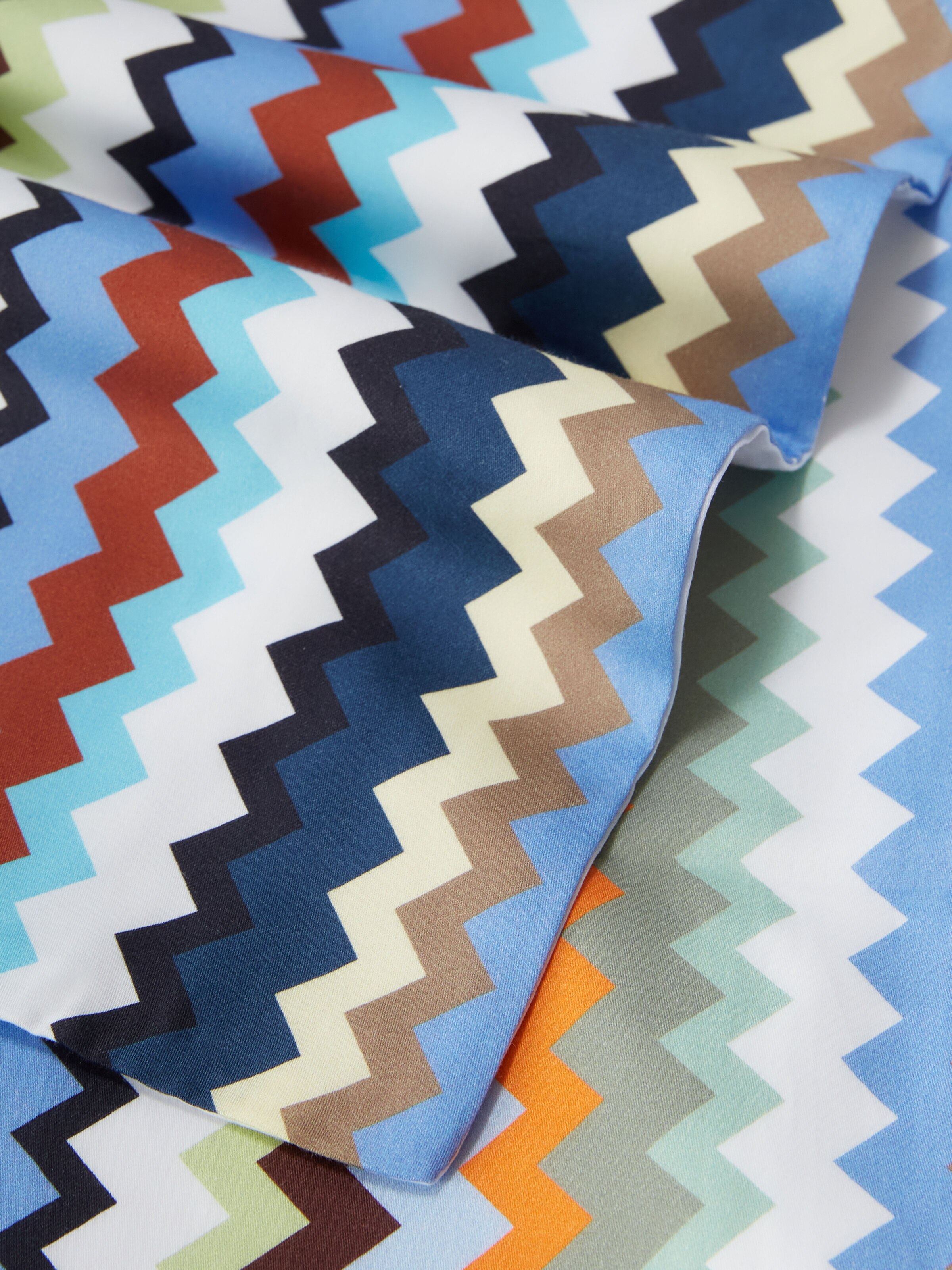 Valparaiso cotton duvet cover, Turquoise  Multicoloured  - 1