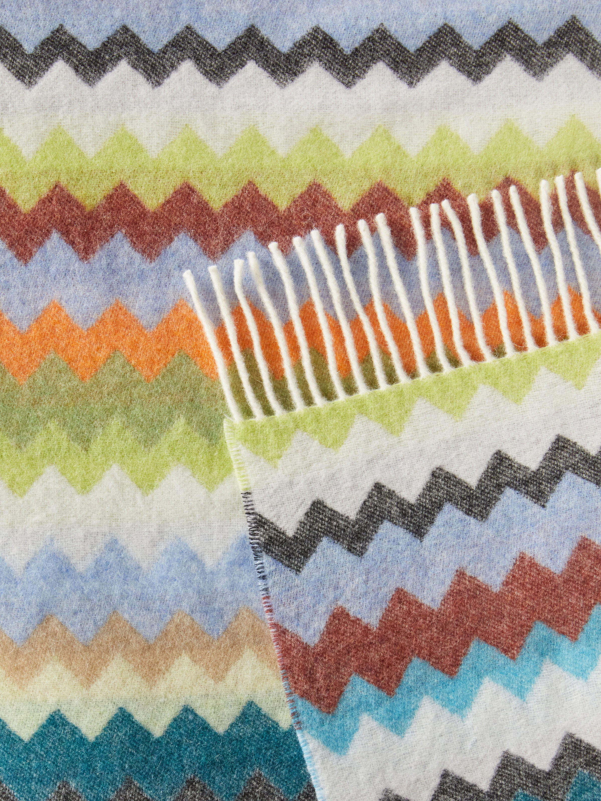 Guatape' Throw 130X190, Turquoise  Multicoloured  - 2