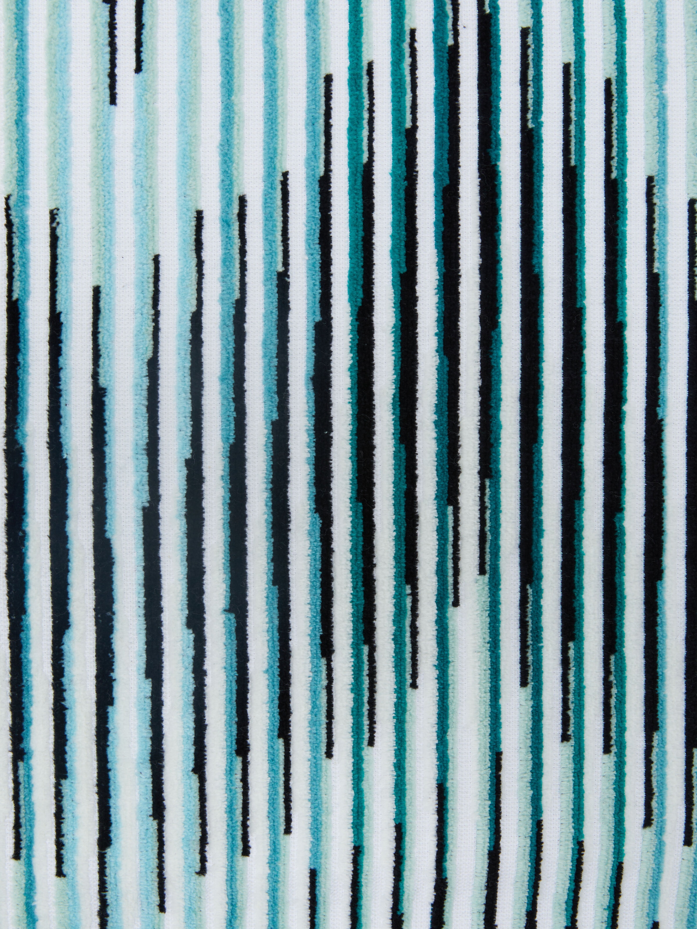Arpeggio cotton terry bath towel 150x100 cm, Turquoise  - 3
