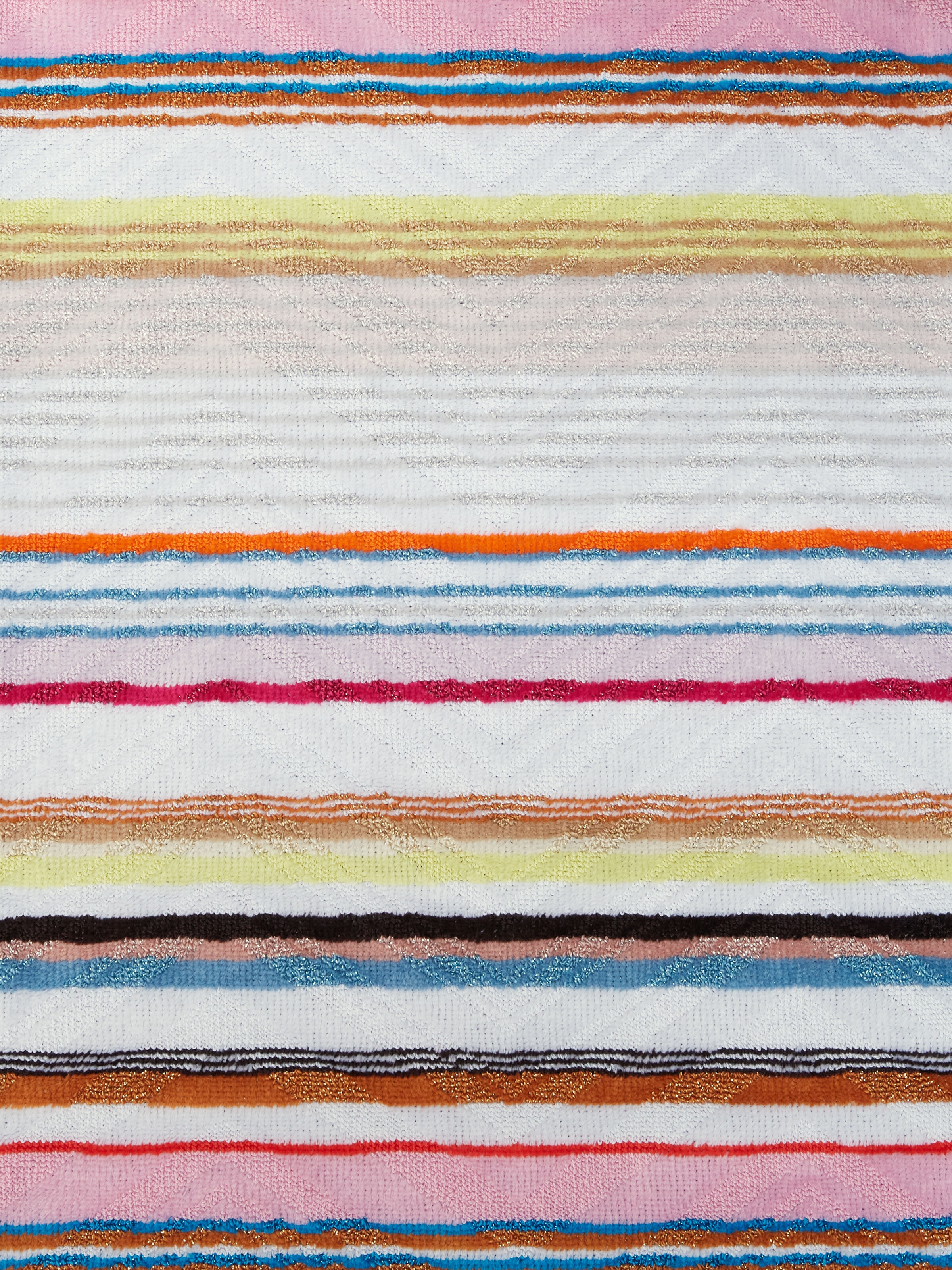Moonshadow 100x180 cm bath towel in cotton terry with lurex, Multicoloured  - 3