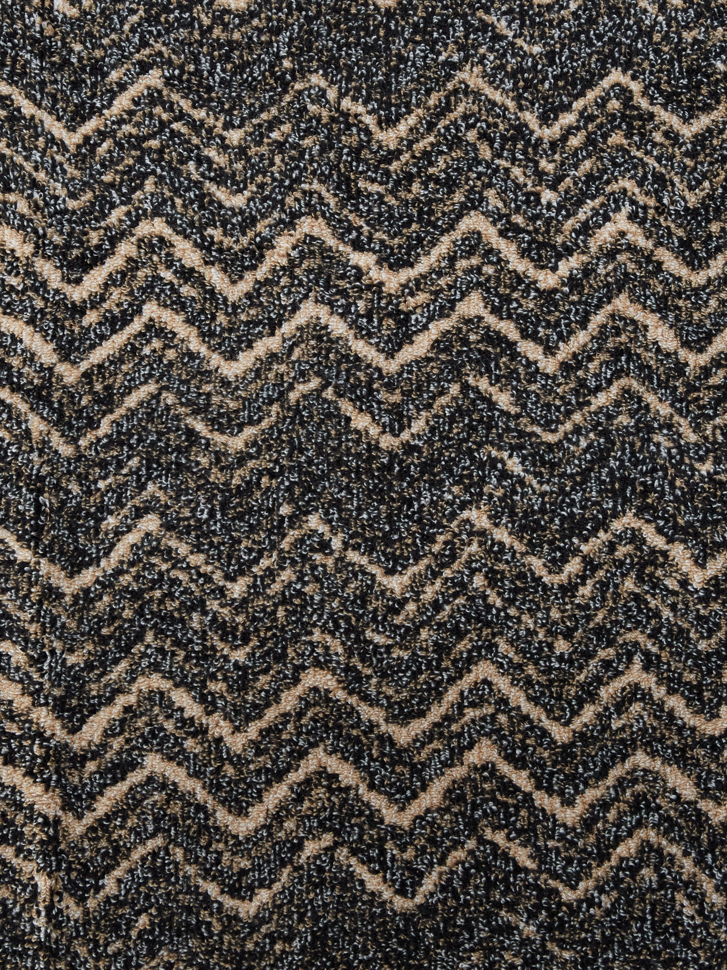 100x150 cm Azul cotton chevron terry bath towel, Brown - 3