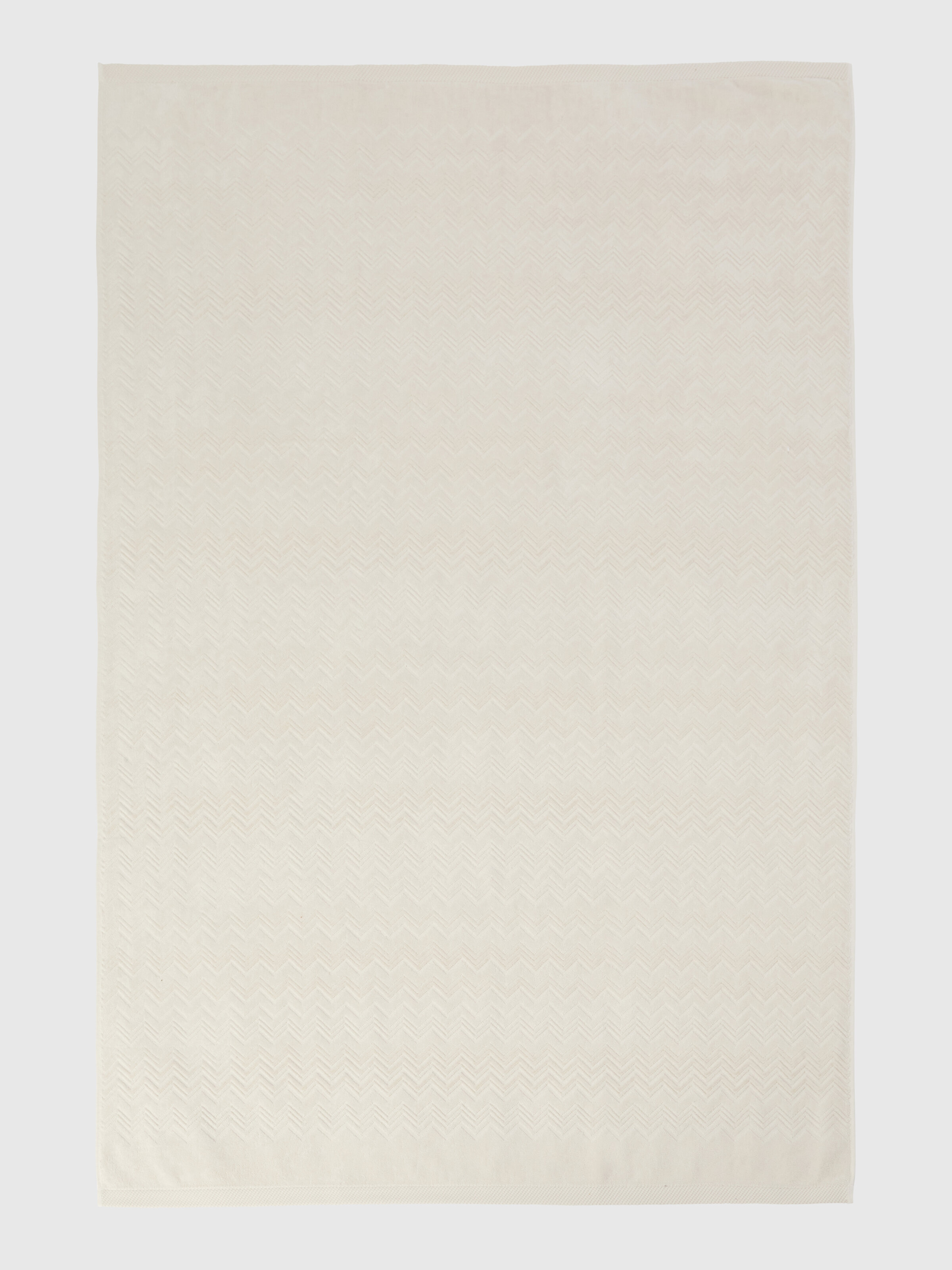 Telo da bagno 150x100 cm Chalk in spugna di cotone zig zag, Marrone - 1