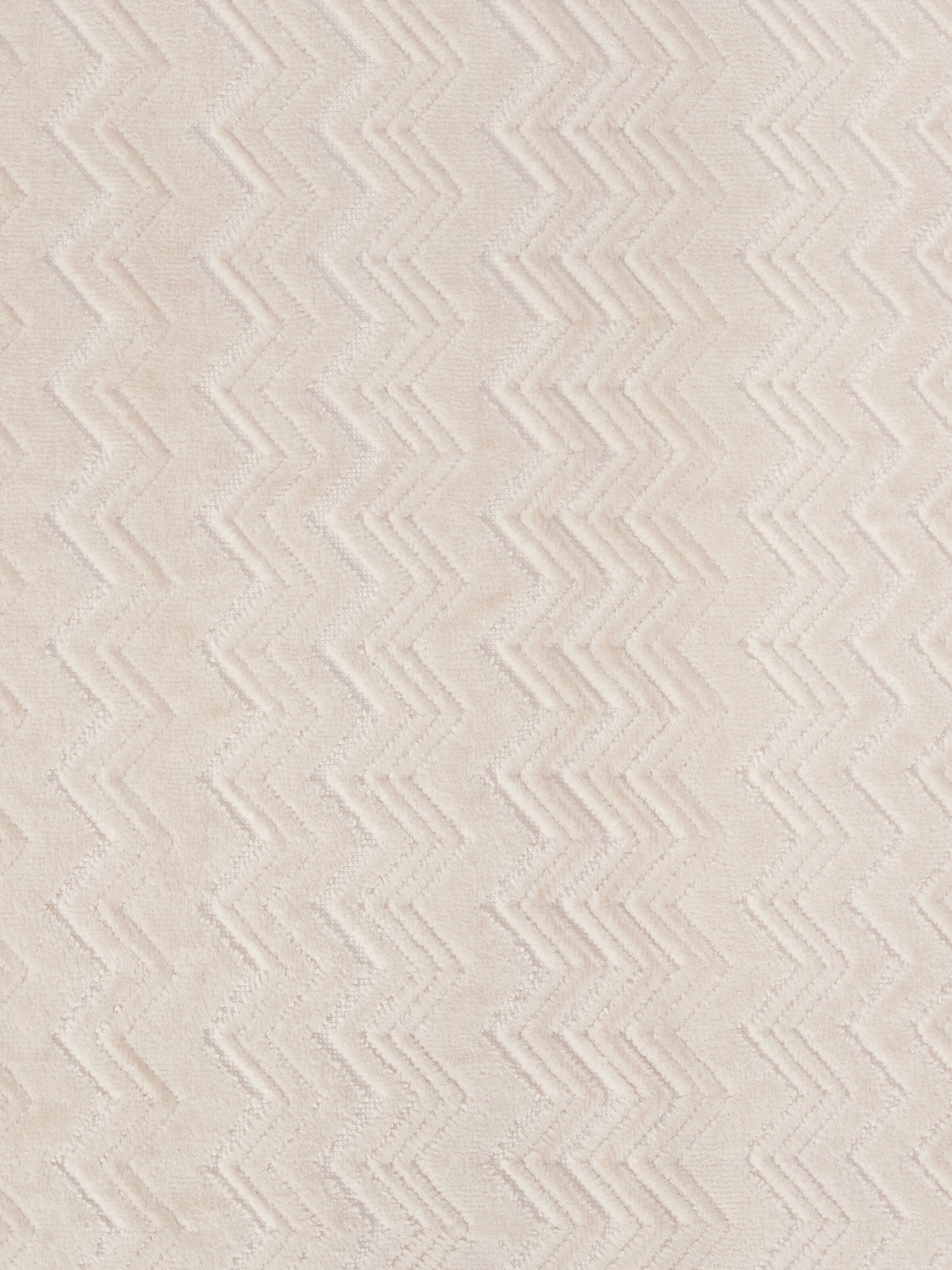 Chalk 60x90 cm cotton zigzag bath mat, Brown - 3