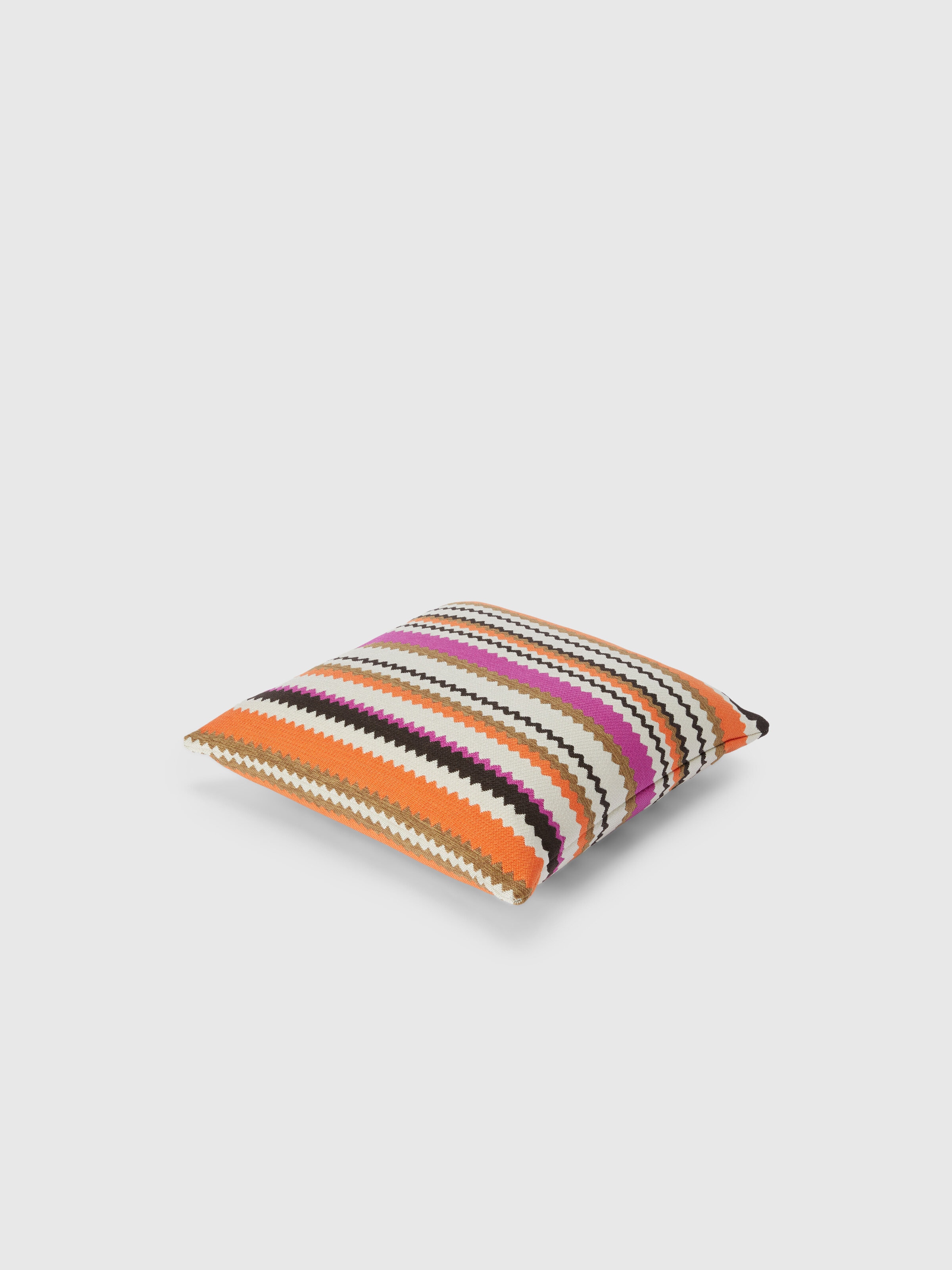 Cancun, Outdoor-Kissen 40x40 cm, Orange Mehrfarbig  - 1