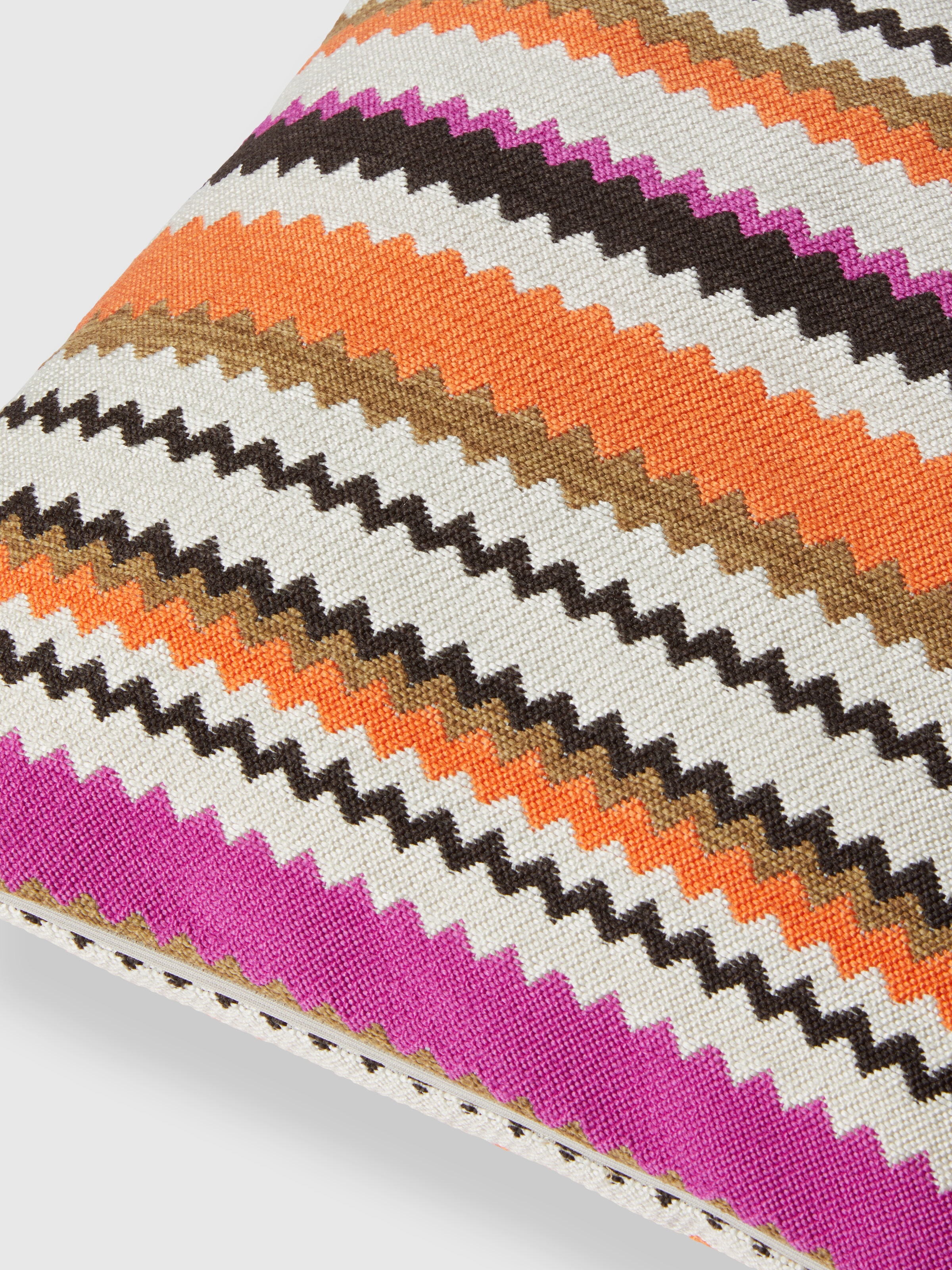 Cancun, Outdoor-Kissen 40x40 cm, Orange Mehrfarbig  - 2