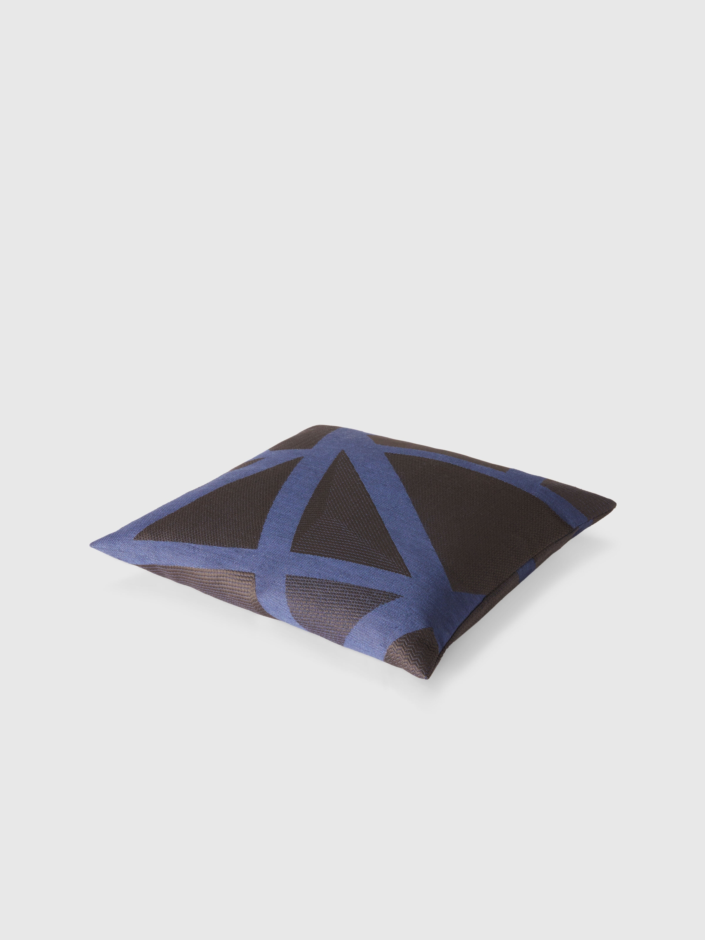 Nastri Relief cushion 40x40 cm, Blue - 1