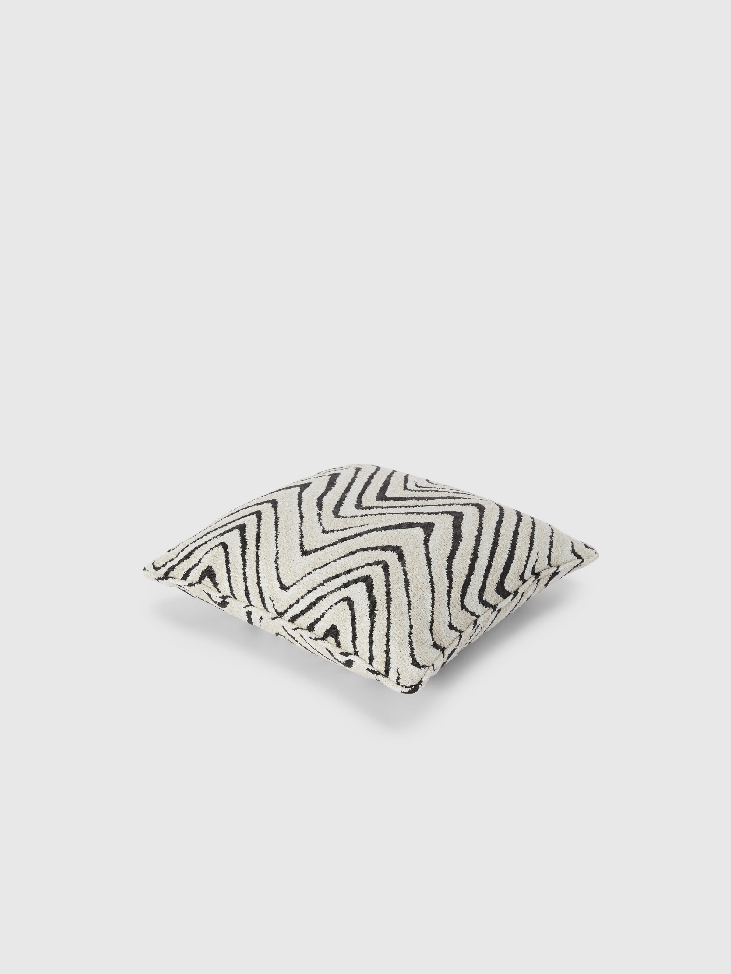 Savana outdoor cushion 40x40 cm, Black & White - 1