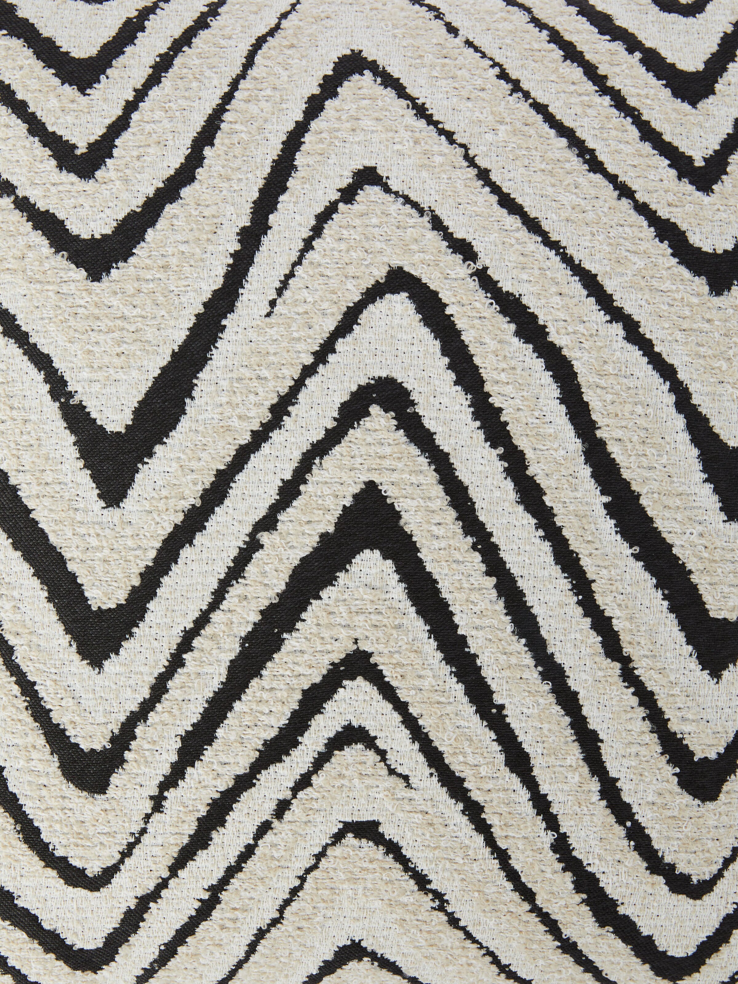 Savana outdoor cushion 40x40 cm, Black & White - 3