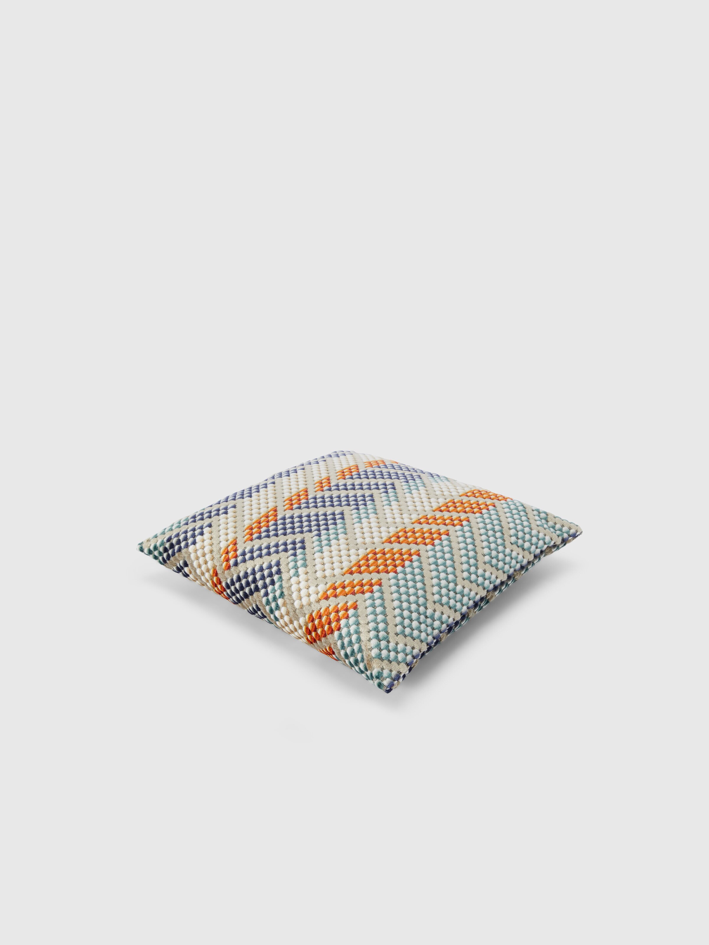 Squame cushion 40x40 cm, Orange Multicoloured  - 1