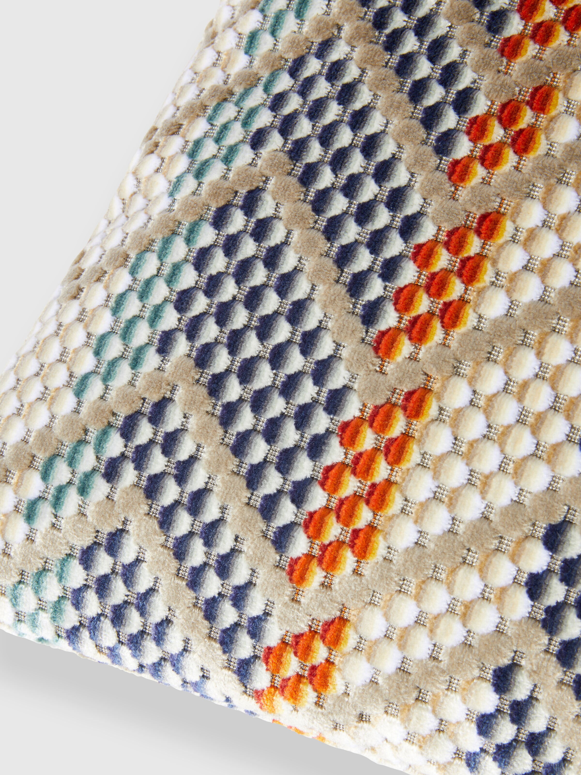 Squame cushion 40x40 cm, Orange Multicoloured  - 2