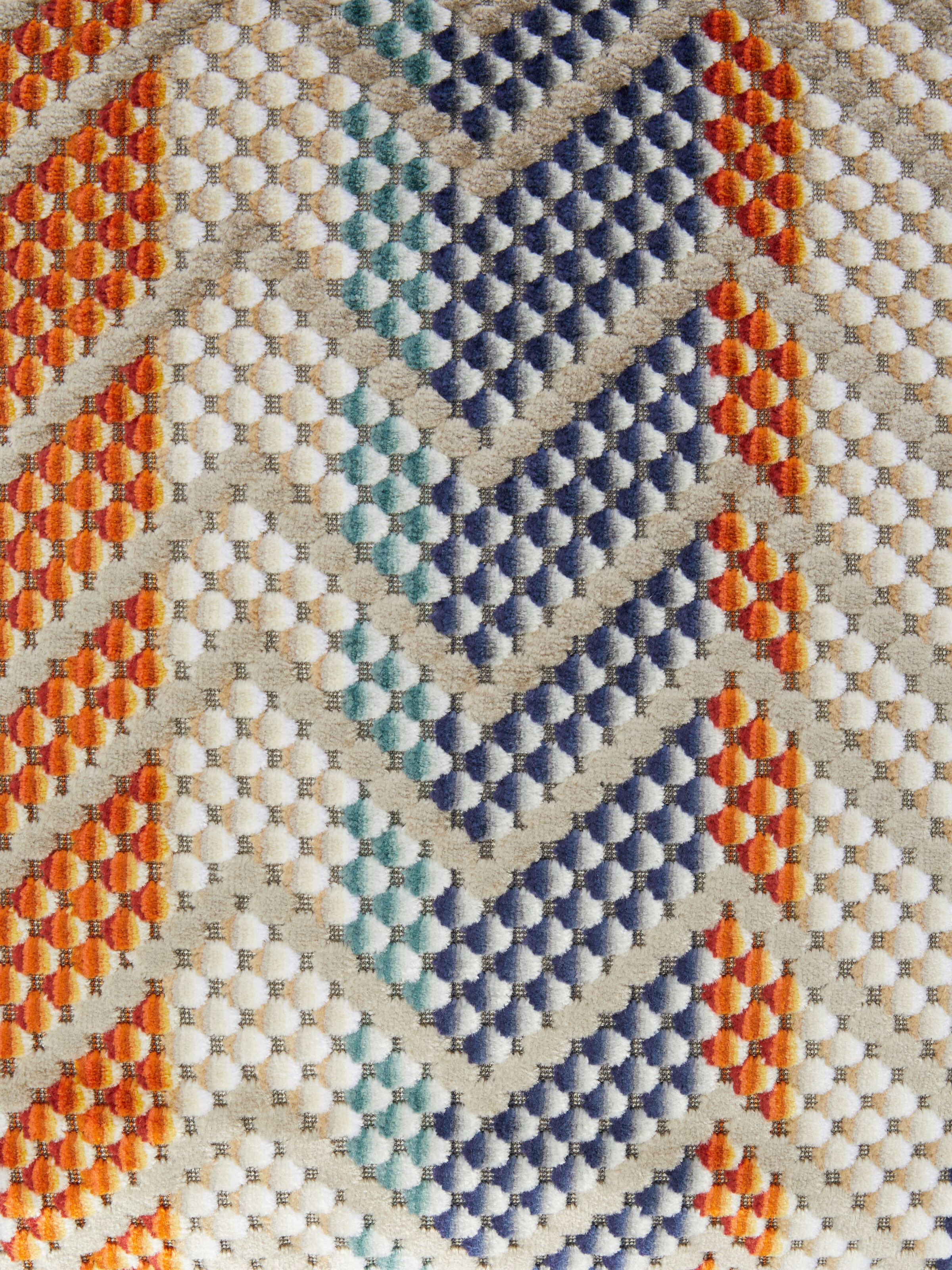 Squame cushion 40x40 cm, Orange Multicoloured  - 3
