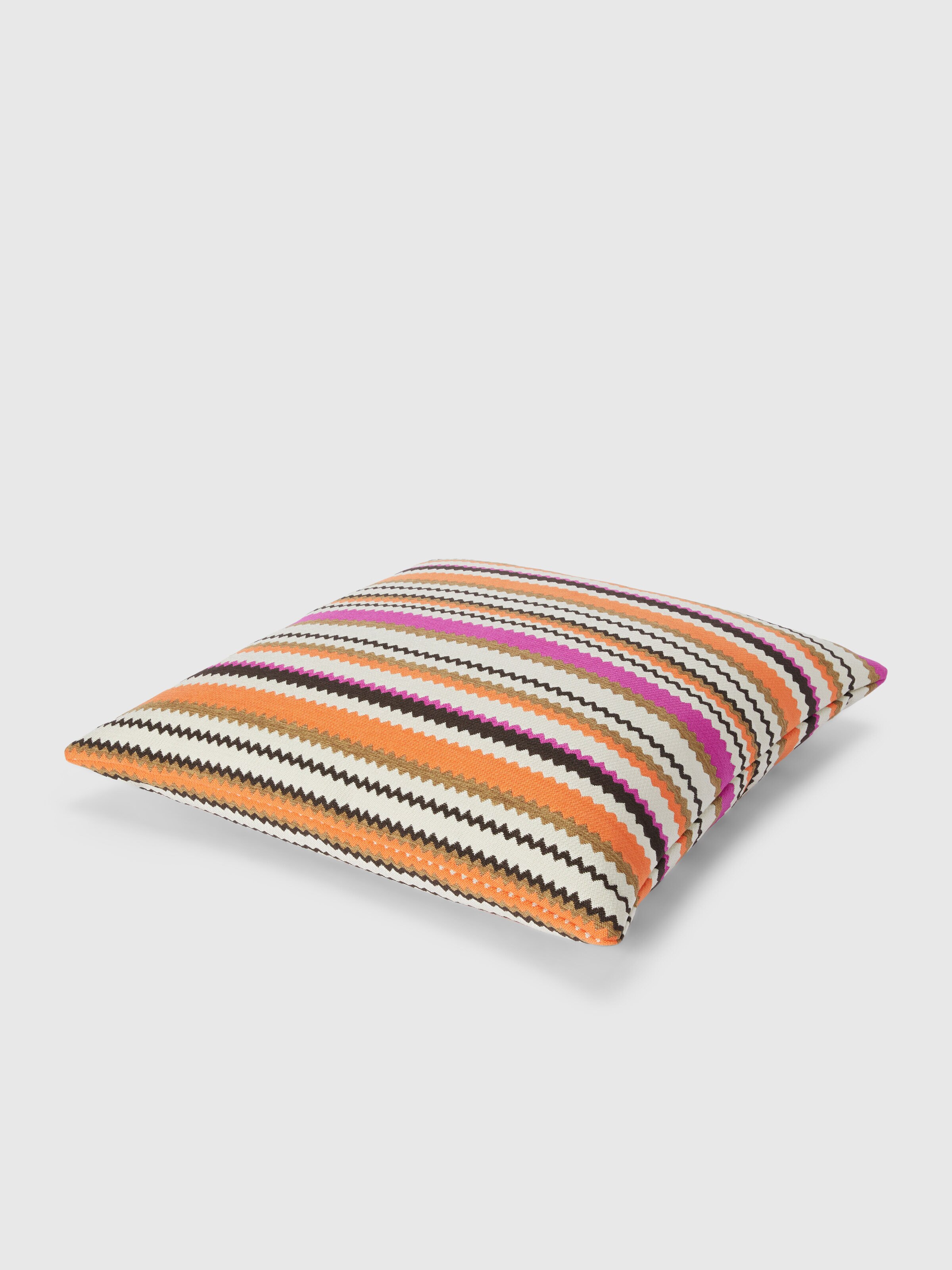 Cancun, Outdoor-Kissen 60x60 cm, Orange Mehrfarbig  - 1