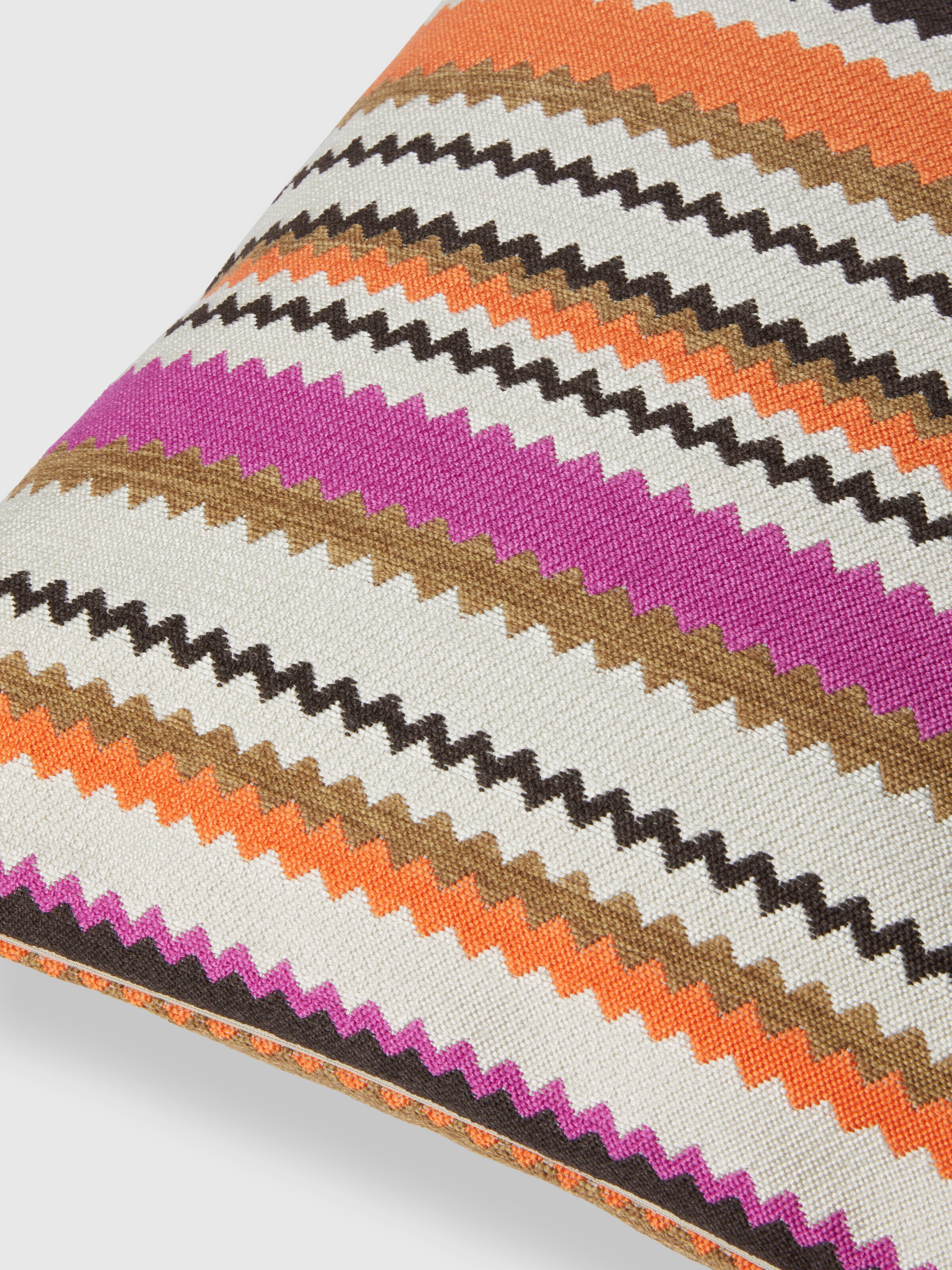 Cancun, Outdoor-Kissen 60x60 cm, Orange Mehrfarbig  - 2