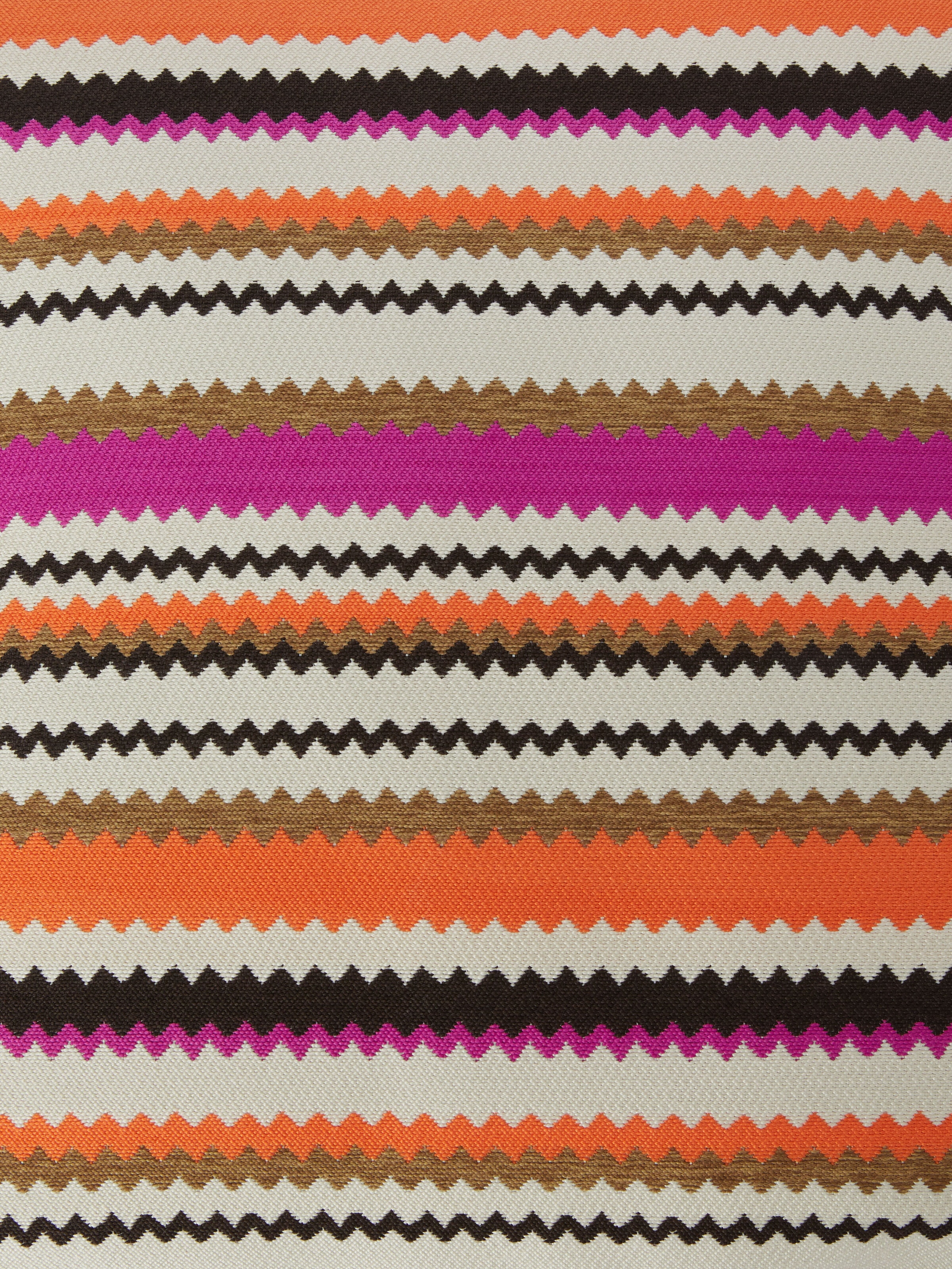 Cancun, Outdoor-Kissen 60x60 cm, Orange Mehrfarbig  - 3