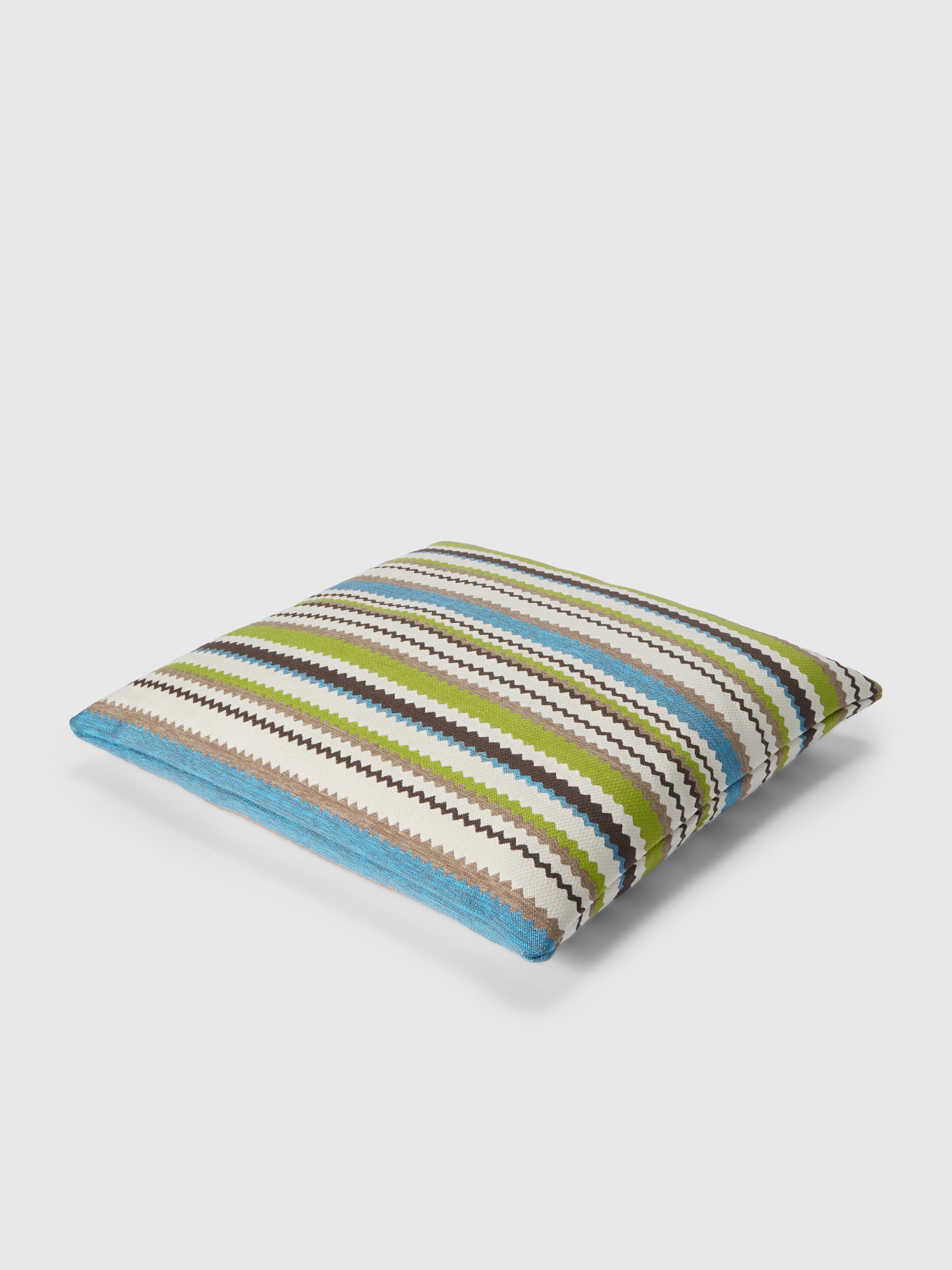 Cancun outdoor cushion 60x60 cm, Turquoise  Multicoloured  - 1