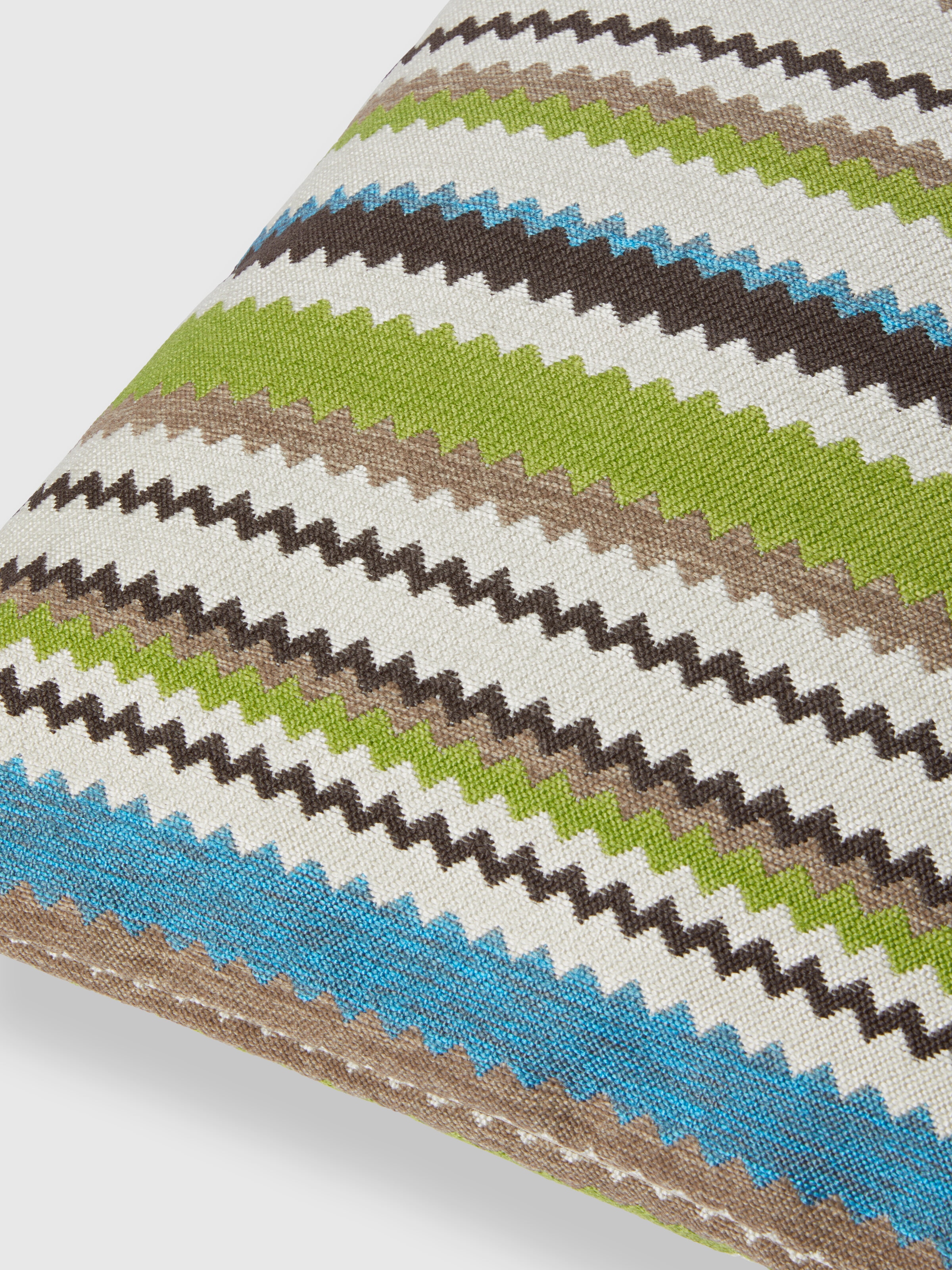 Cancun outdoor cushion 60x60 cm, Turquoise  Multicoloured  - 2