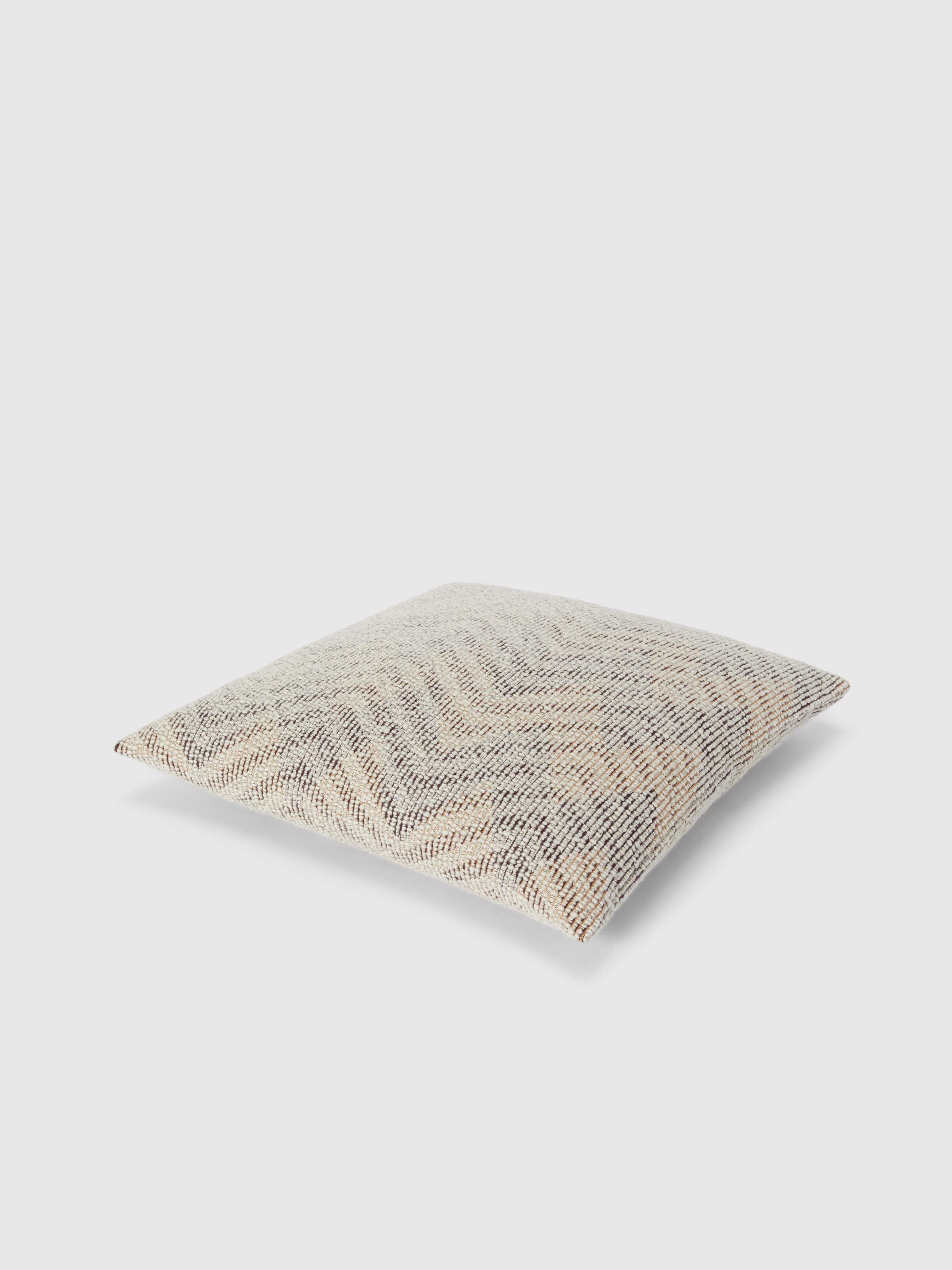 Dynamic bouclé cushion 50x50 cm, Purple  Multicoloured  - 1