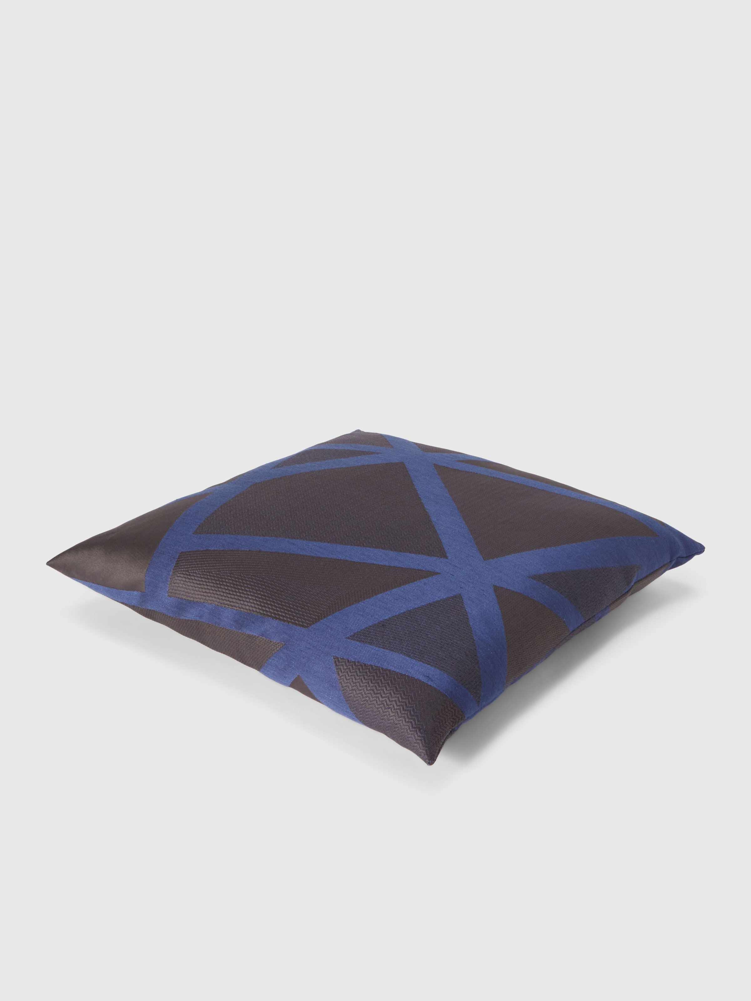 Cuscino Nastri Relief 60x60 cm, Blu - 1