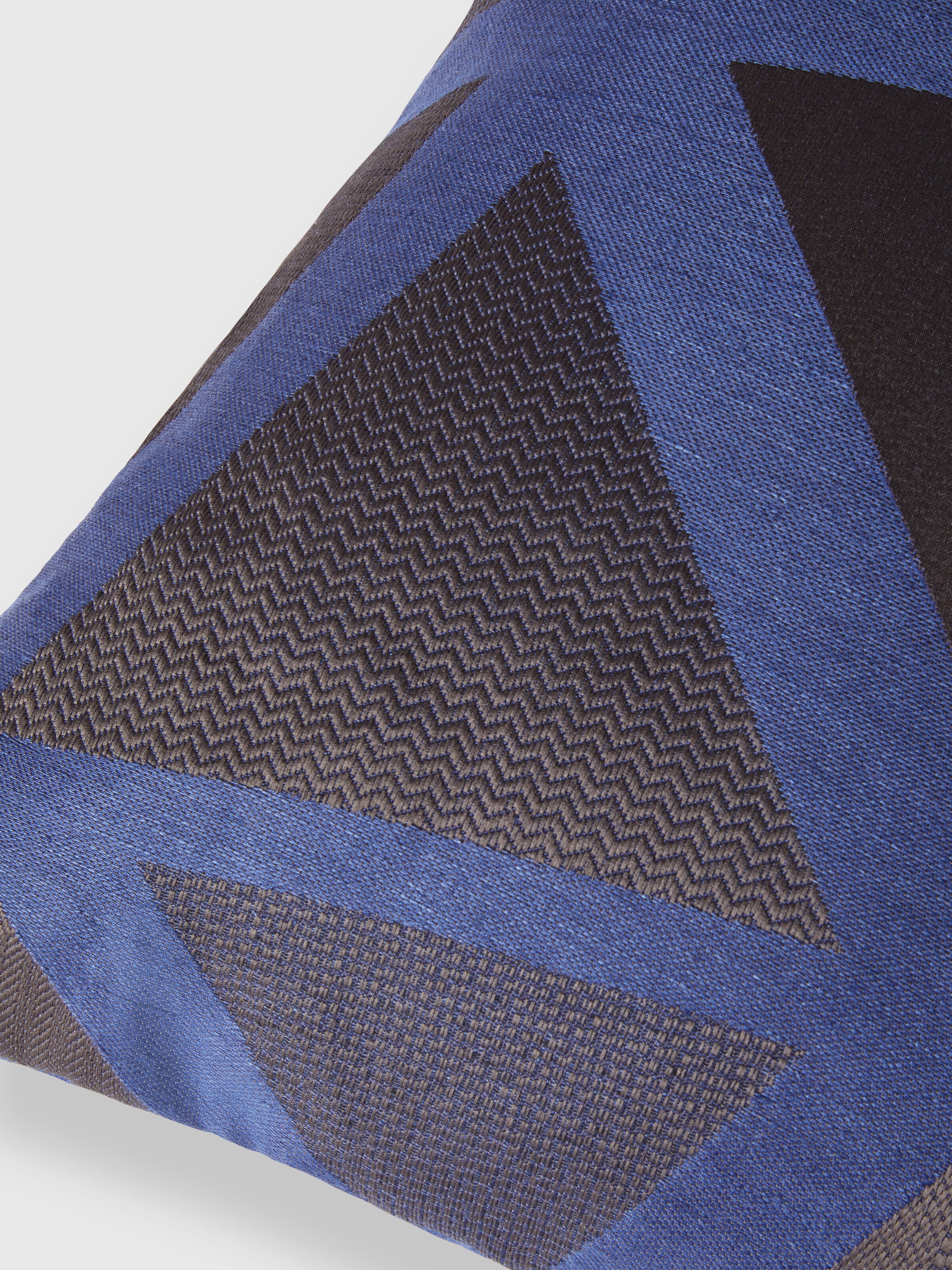 Cuscino Nastri Relief 60x60 cm, Blu - 2