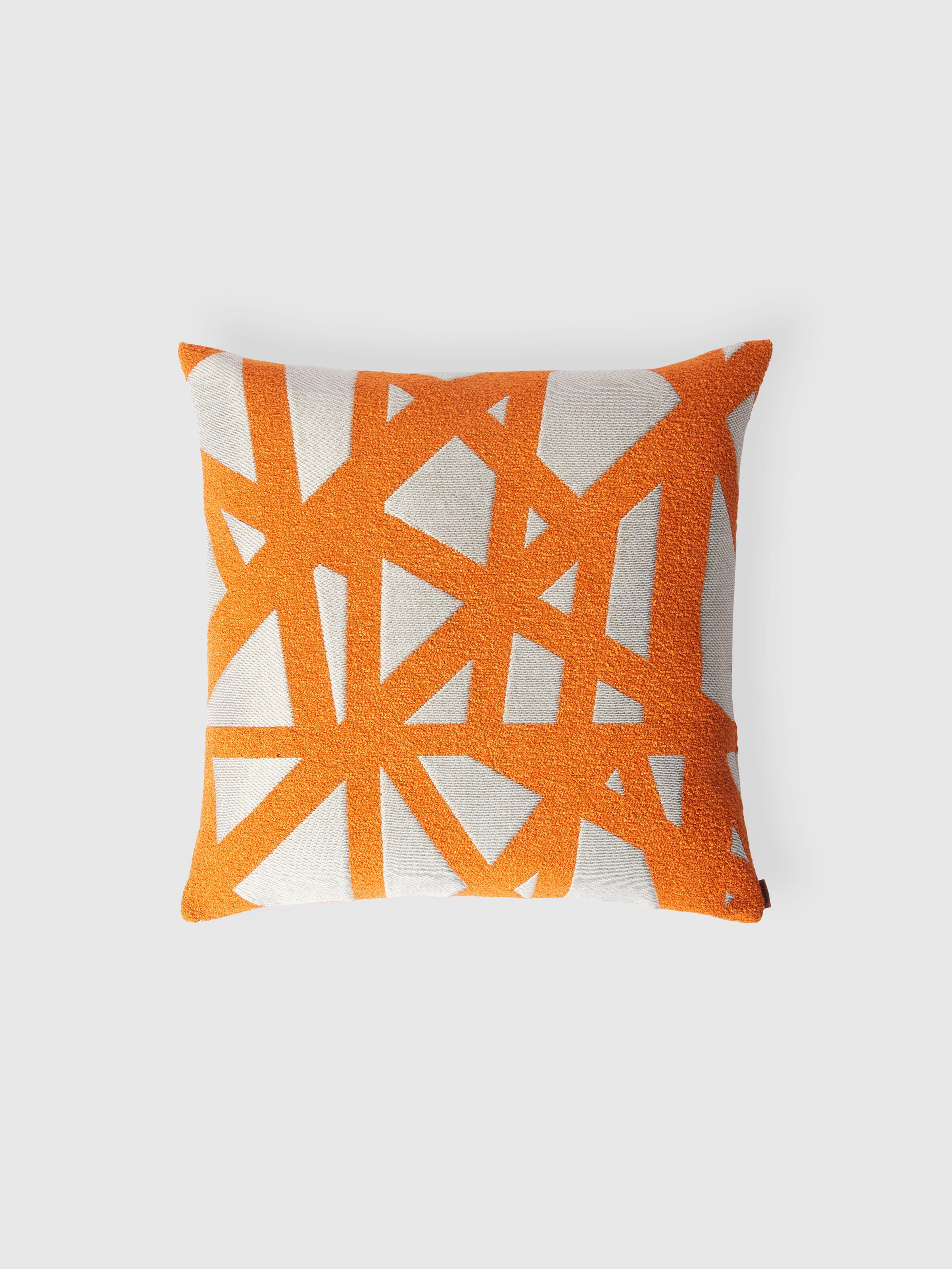 Bouclé Nastri outdoor cushion 50x50 cm, Orange - 0