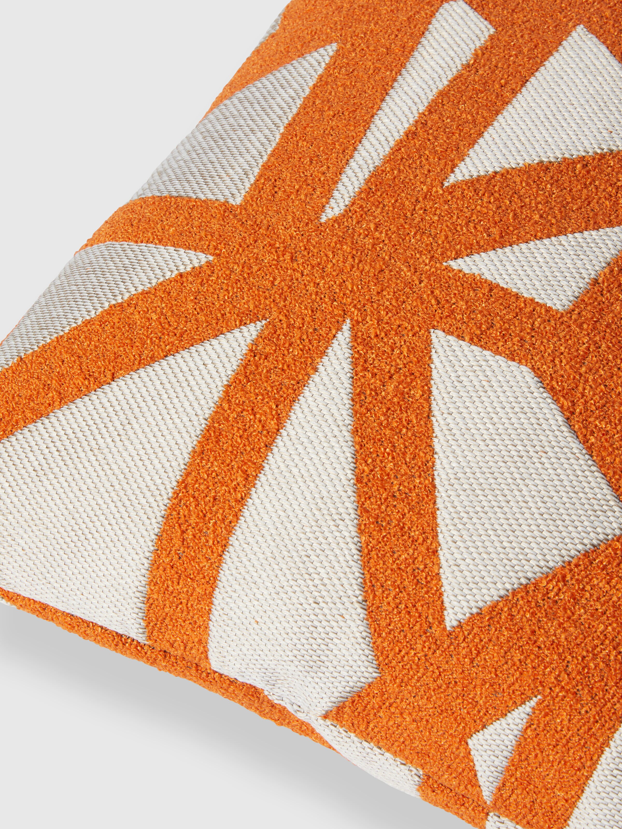 Bouclé Nastri outdoor cushion 50x50 cm, Orange - 2