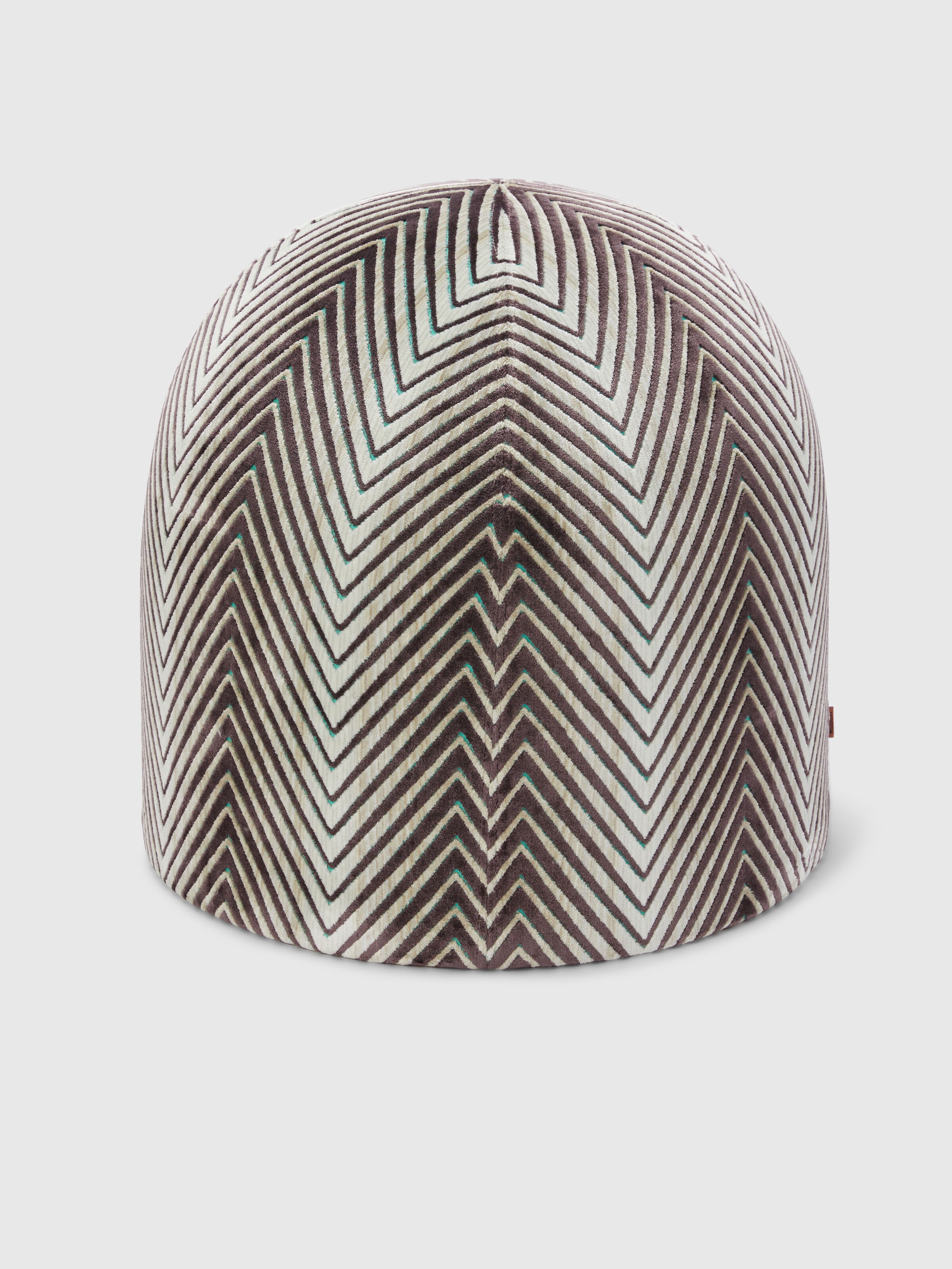 Pouf Ziggy 50x50 cm, Viola  Multicolore  - 0