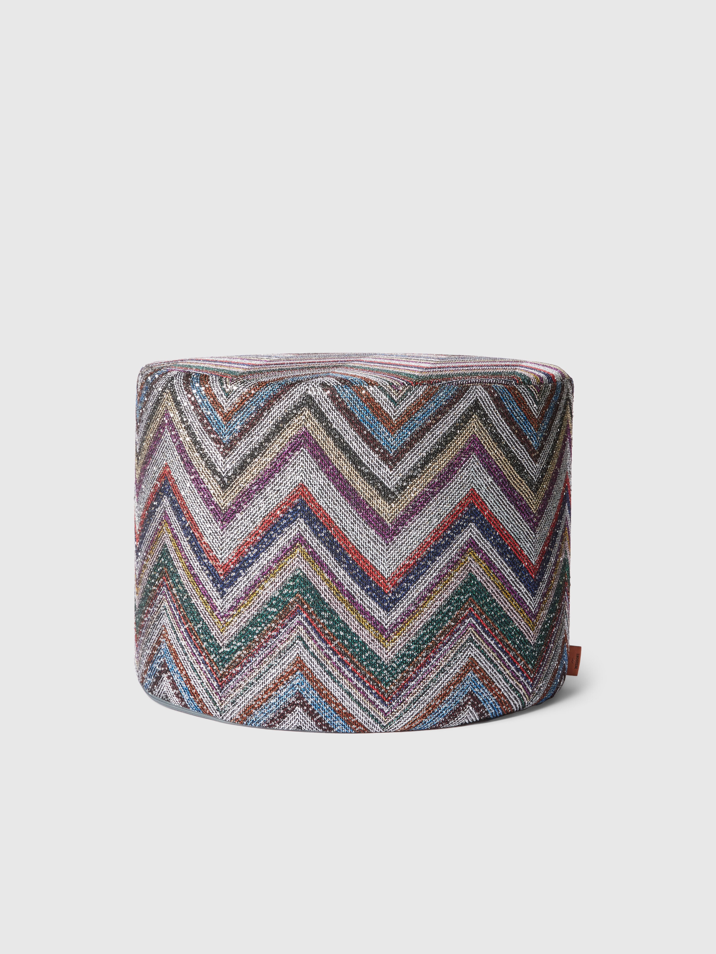Puf cilíndrico Holiday 40x30 cm, Multicolor  - 0