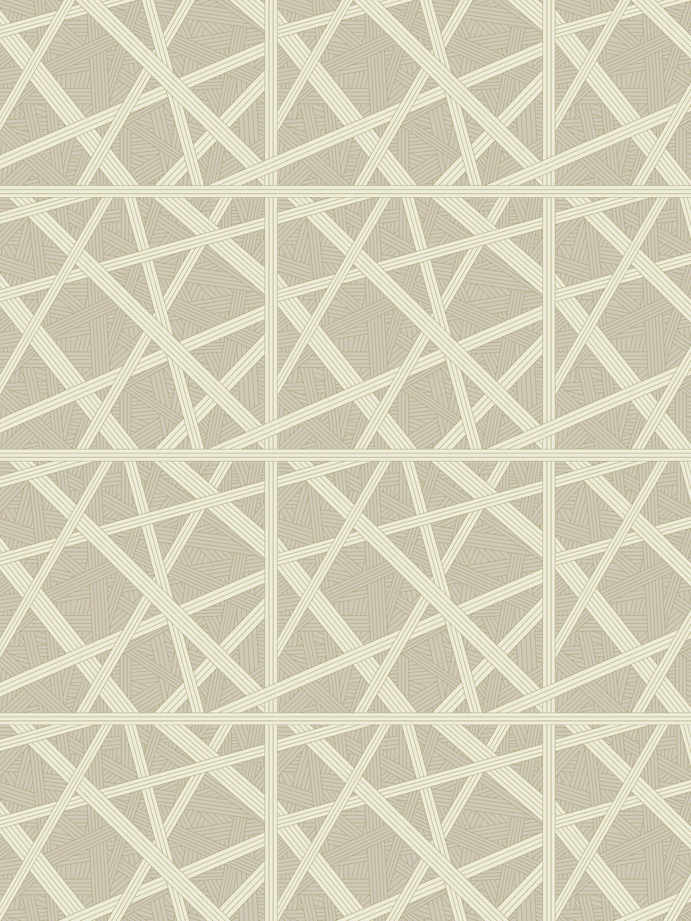 Nastri Wallpaper 10,5x1 mt, Beige - 1