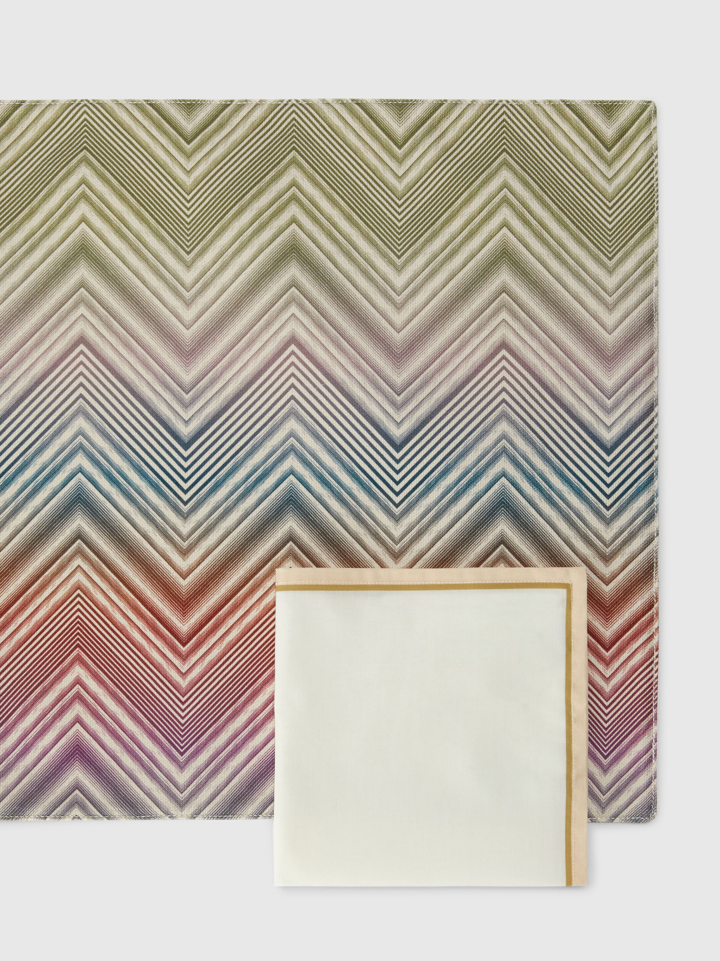 Marea e Nastri 2-piece placemat and napkin set, Multicoloured  - 2