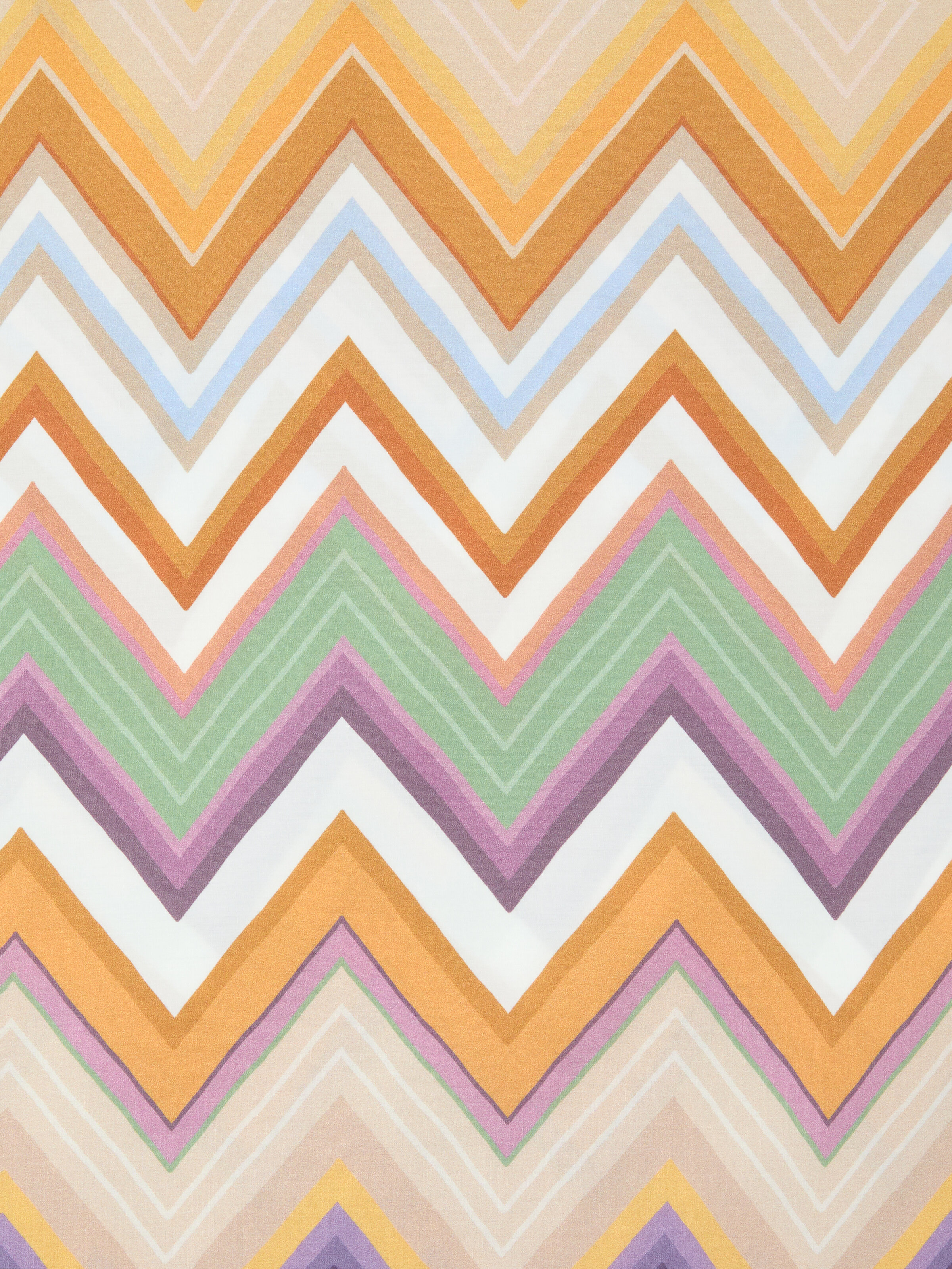 Cubrecama Andres Re Edition en 100% algodón con diseño zig zag, Negro Multicolor  - 3