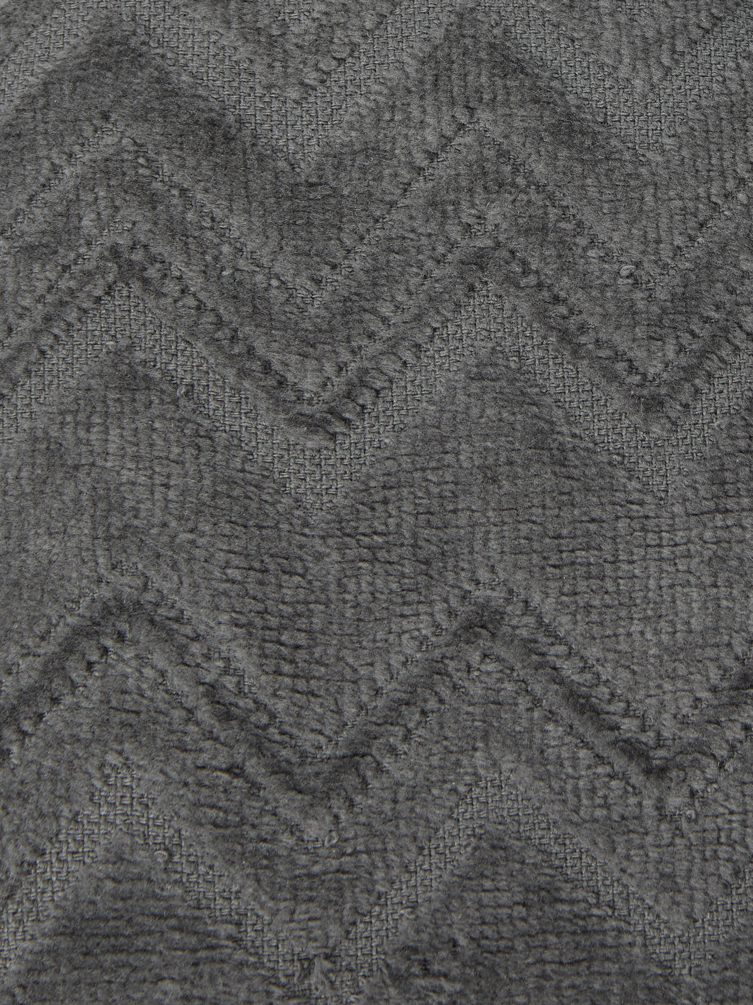 Hausschuhe Chalk aus 100% Baumwolle mit Chevron-Muster, Grau - 3