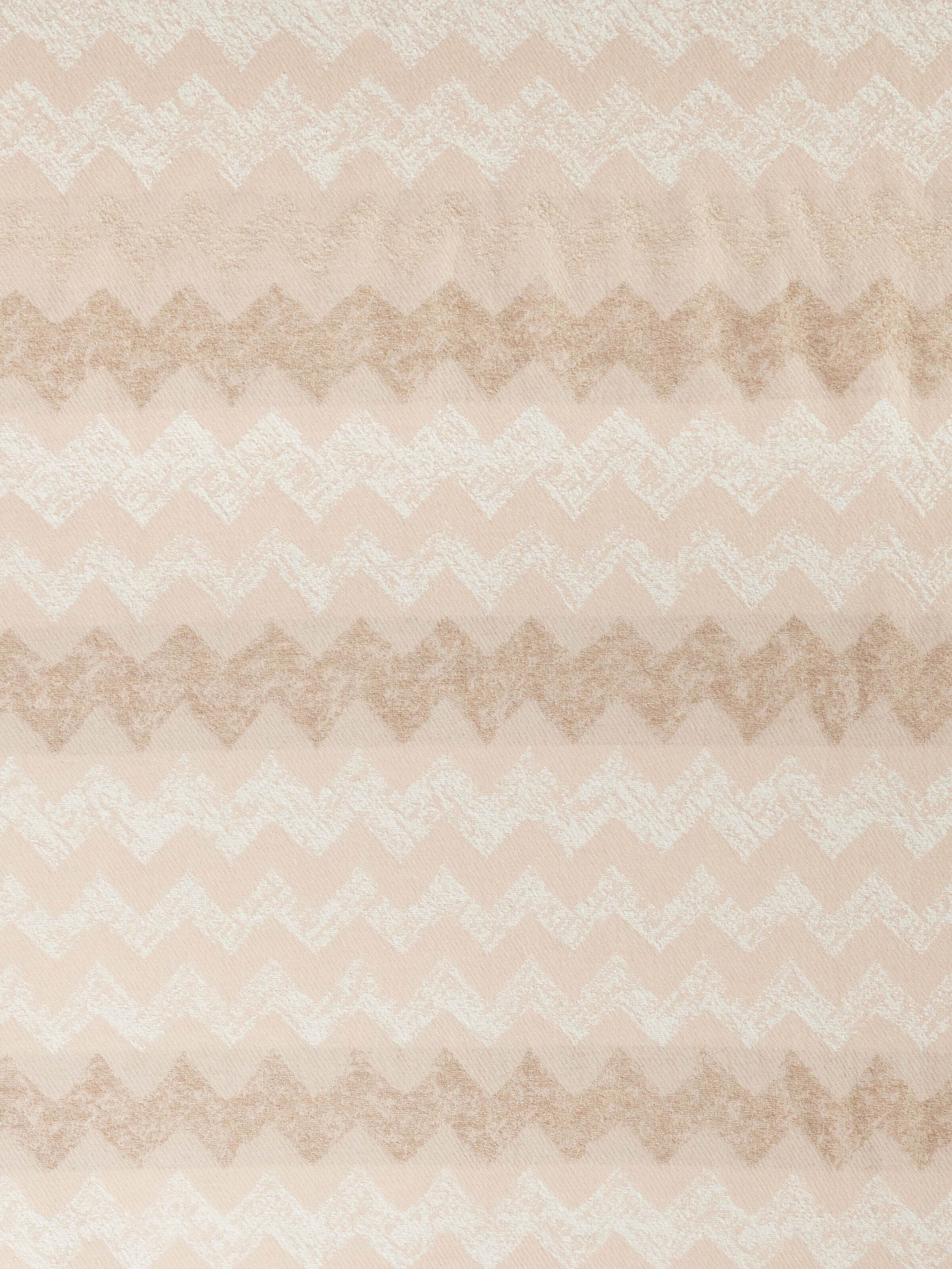Plaid Gessetti 130x190 cm in wool blend zig zag, Beige - 3