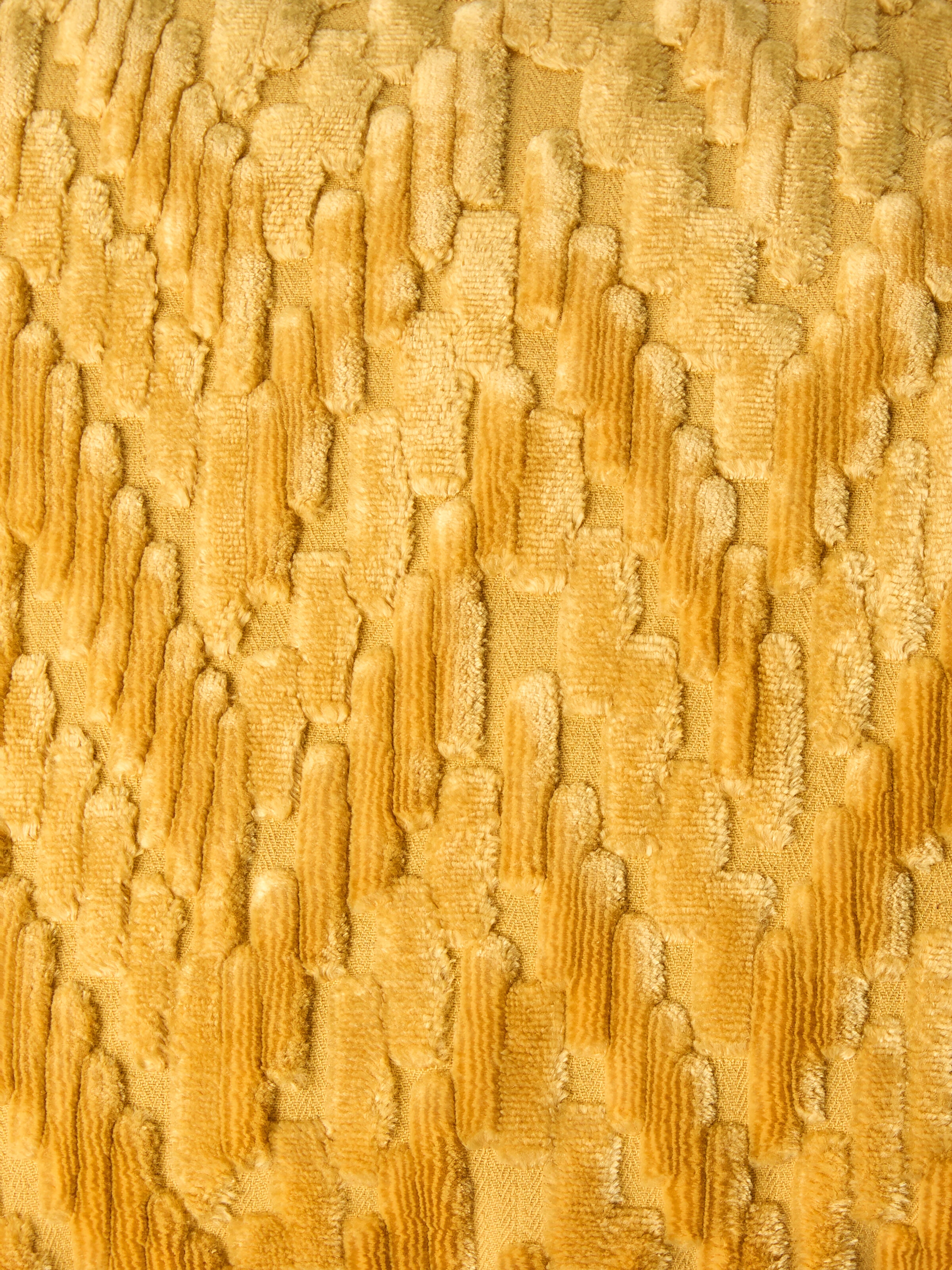 Fossile Indoor Cushion 30x60 cm with chevron pattern, Gold - 3
