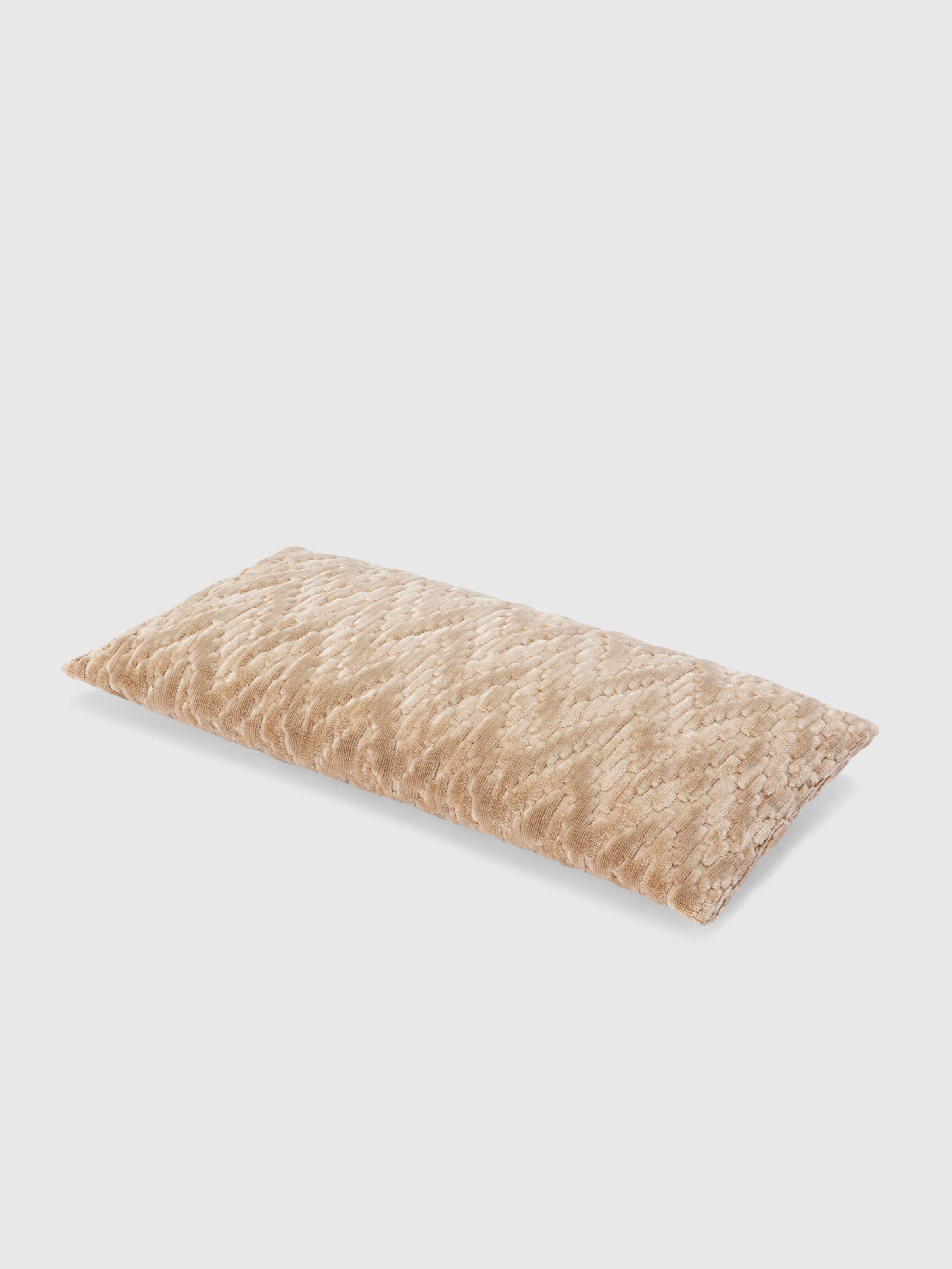 Fossile Indoor Cushion 30x60 cm with chevron pattern, Beige - 1